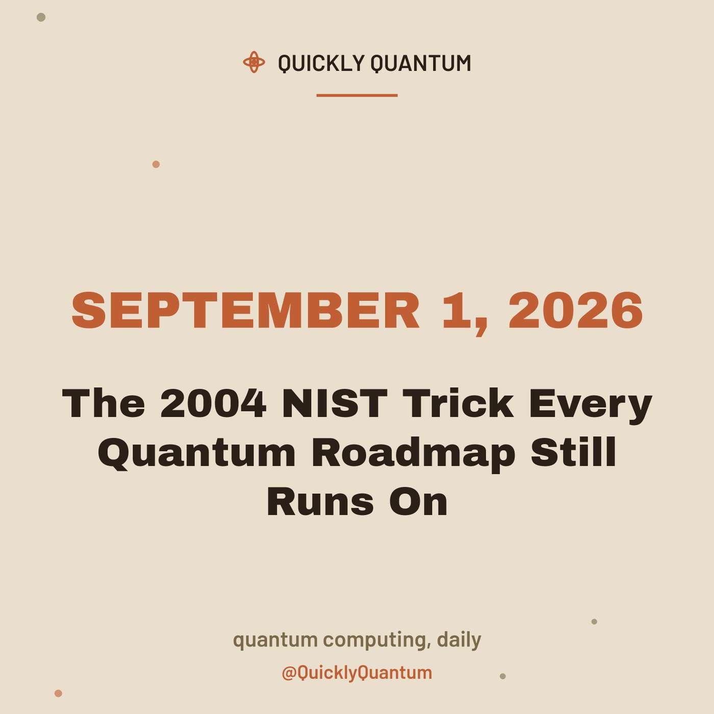 Quickly Quantum