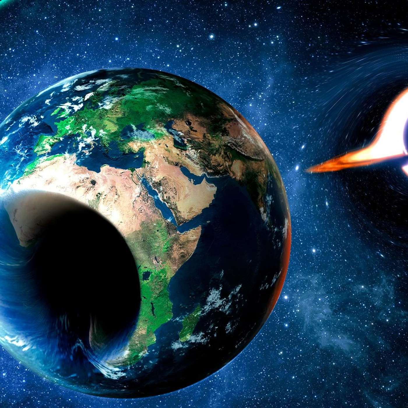 Earth Black Hole Hypothesis and Celestial Wonders episode artwork