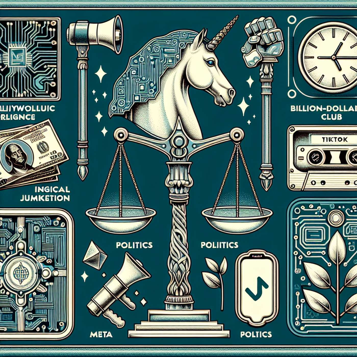 "AI Unicorn Perplexity and the billion-dollar club, TikTok's Future in U.S. Hand, Meta's Ad Boom, The AI Look into Politics, & Responsible Marketing Practices" episode artwork