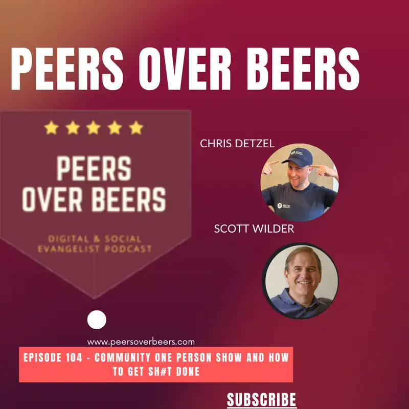 Episode 104 - Community One Person Show and How to Get Sh#t Done