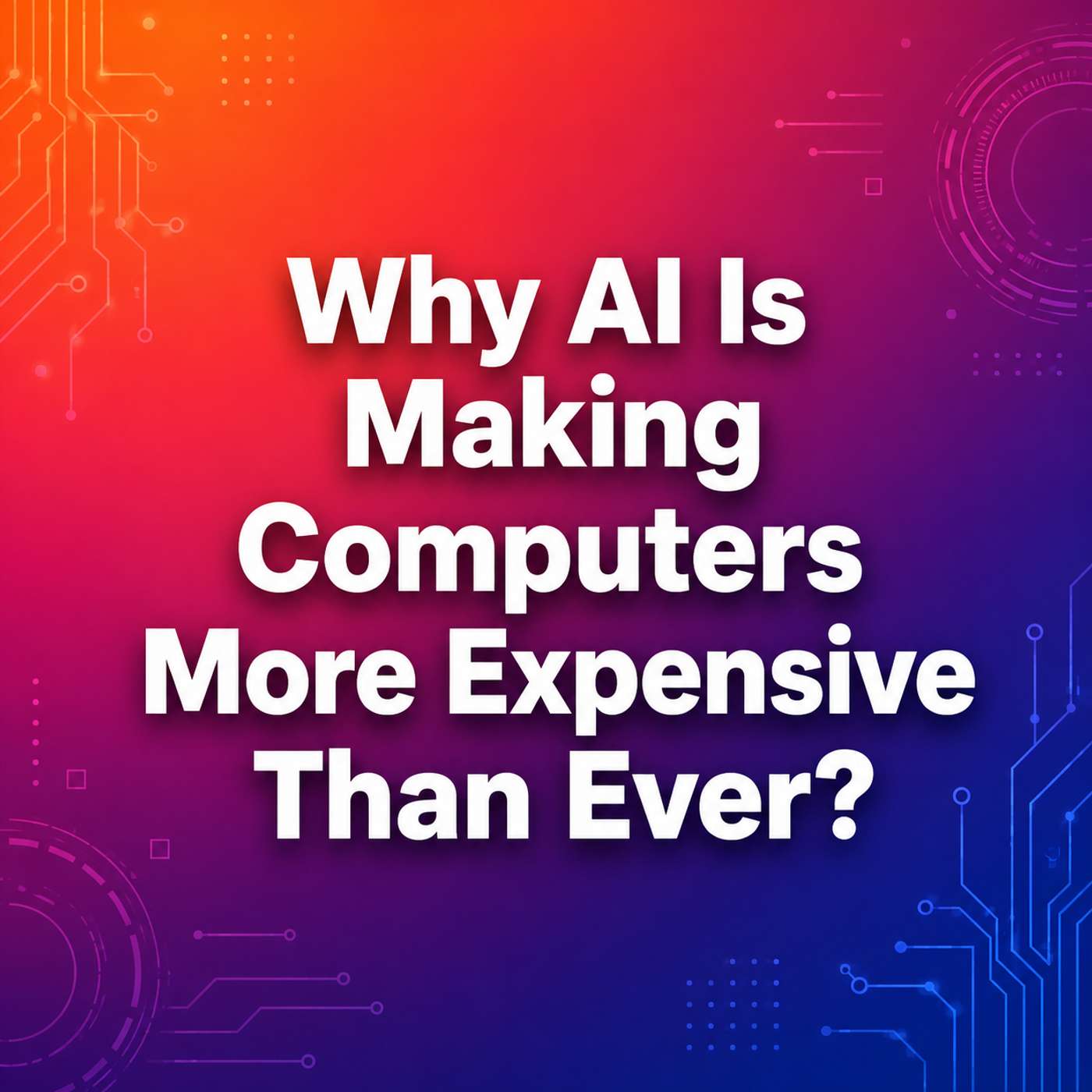 Why AI Is Making Computers More Expensive Than Ever? episode artwork
