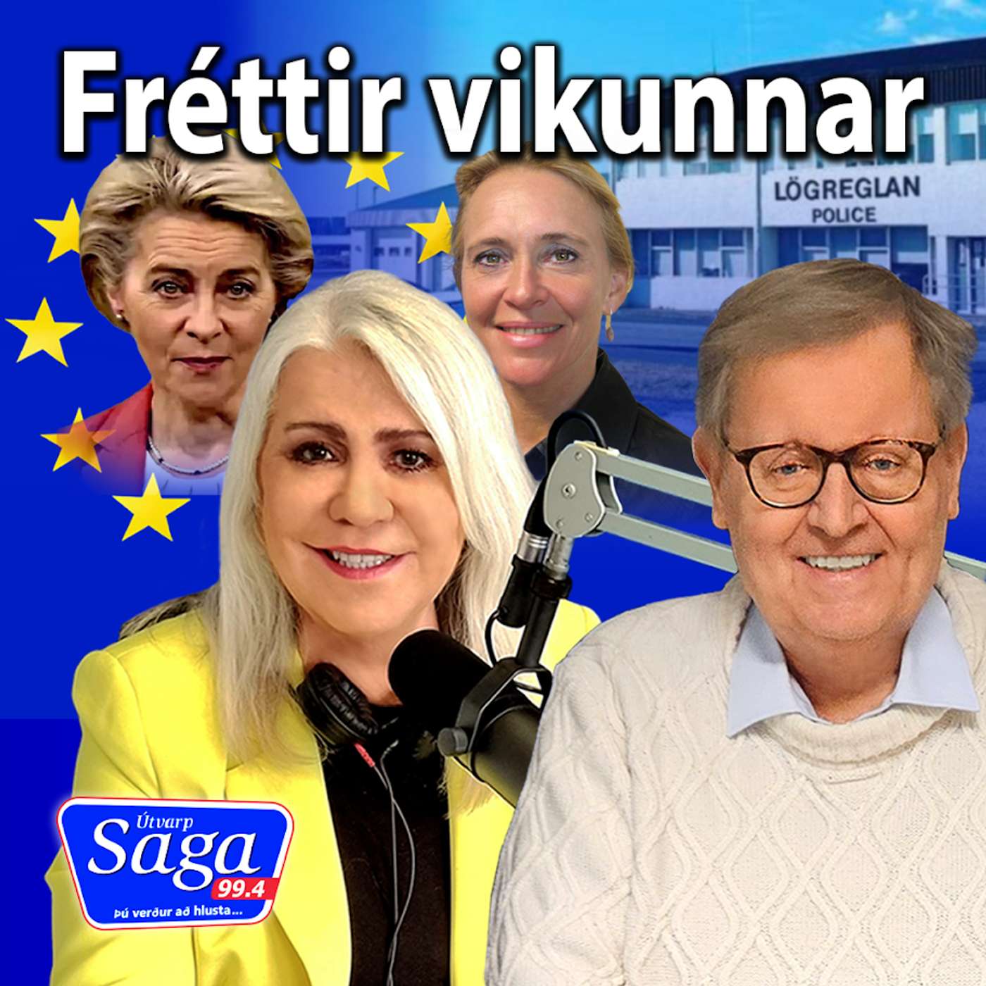 Arnþrúður Karlsdóttir og Pétur Gunnlaugsson Arnþrúður Karlsdóttir og Pétur Gunnlaugsson