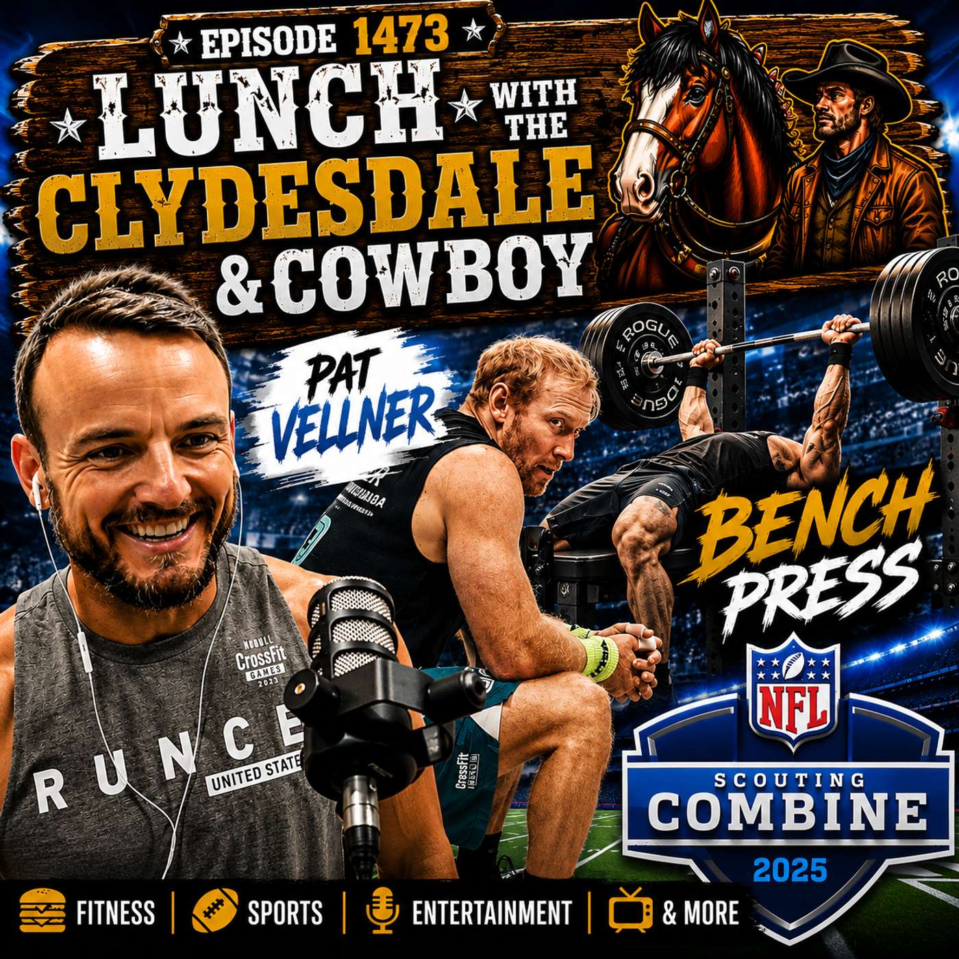 Lunch with the Clydesdale & Cowboy - Cory Perfers Racer Back Tank Tops! episode artwork