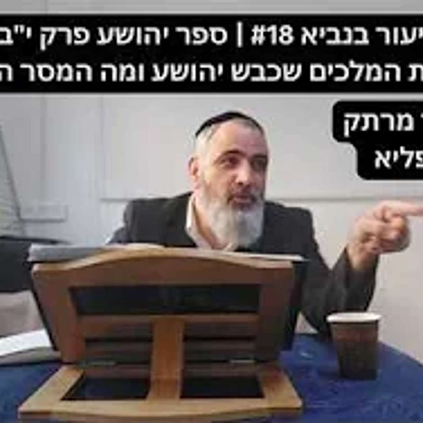 שיעור בנביא #18 | ספר יהושע פרק י"ב – רשימת המלכים שכבש יהושע ומה המסר הגדול? episode artwork