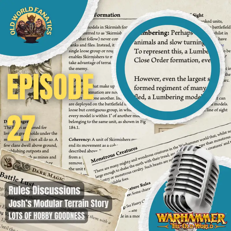 Old World Rules Discussions and are we getting things wrong?