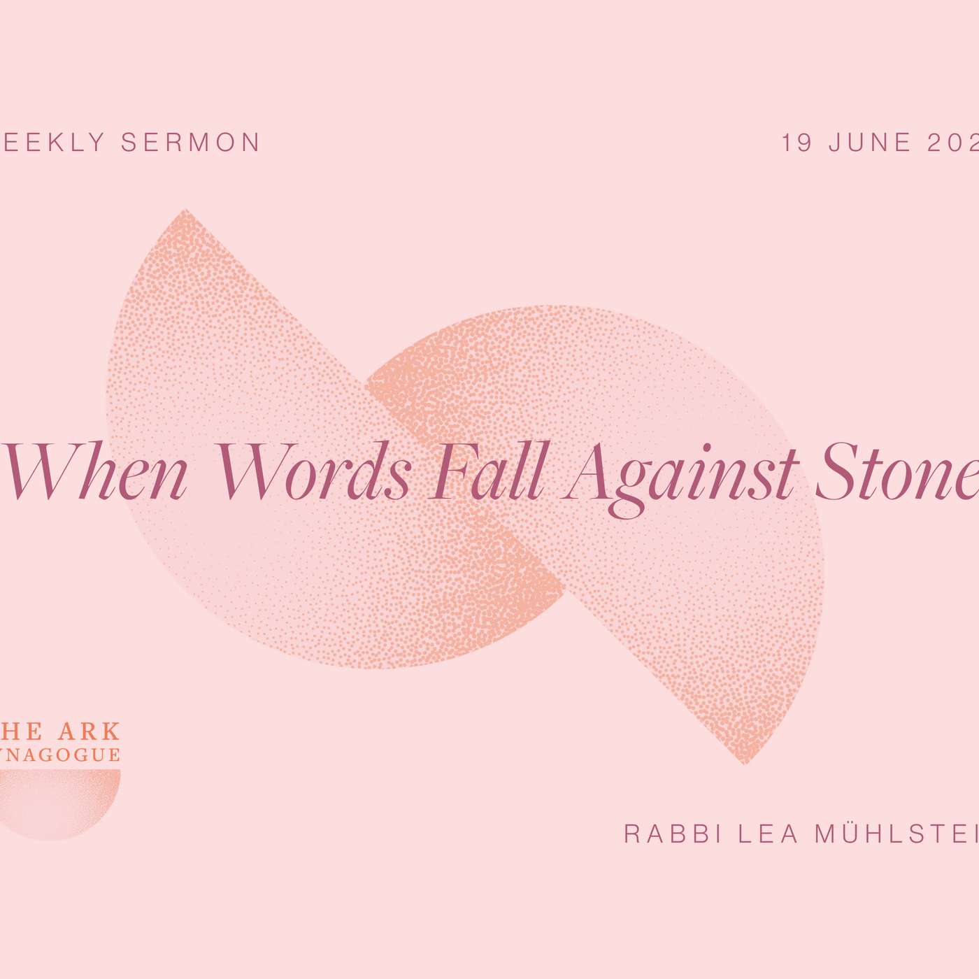 When Words Fall Against Stone