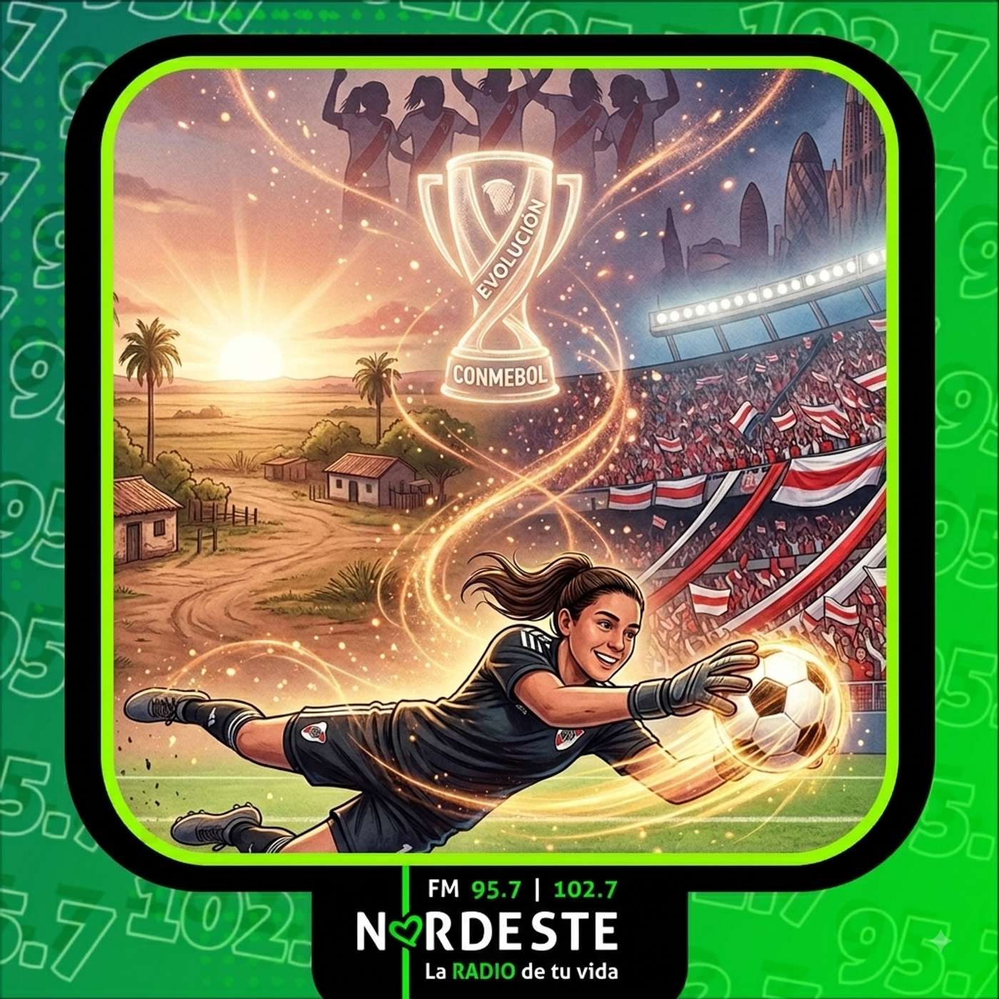 De Makallé a la gloria con River: La historia de Valentina Velarde, campeona de la CONMEBOL Evolución episode artwork