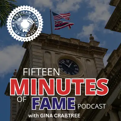 Fifteen Minutes of Fame podcast logo
