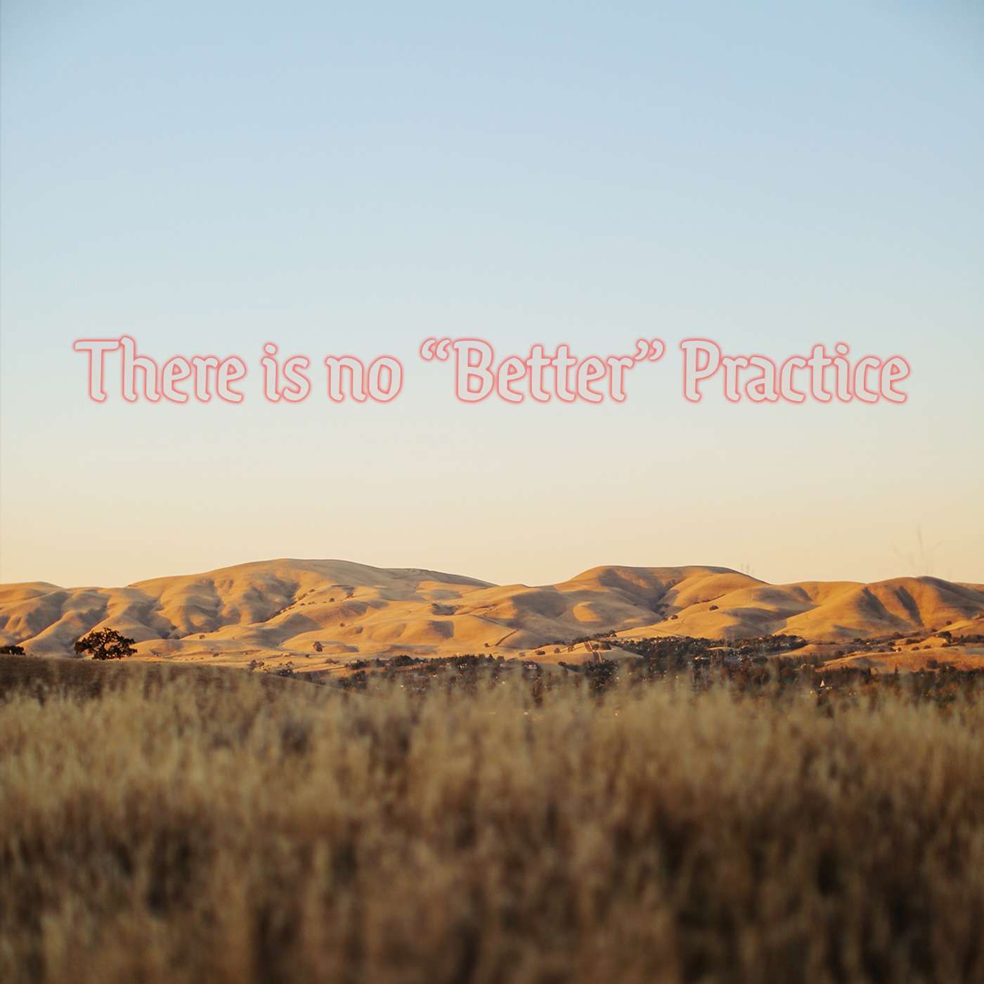 There is no "Better" Practice - Bansho Green