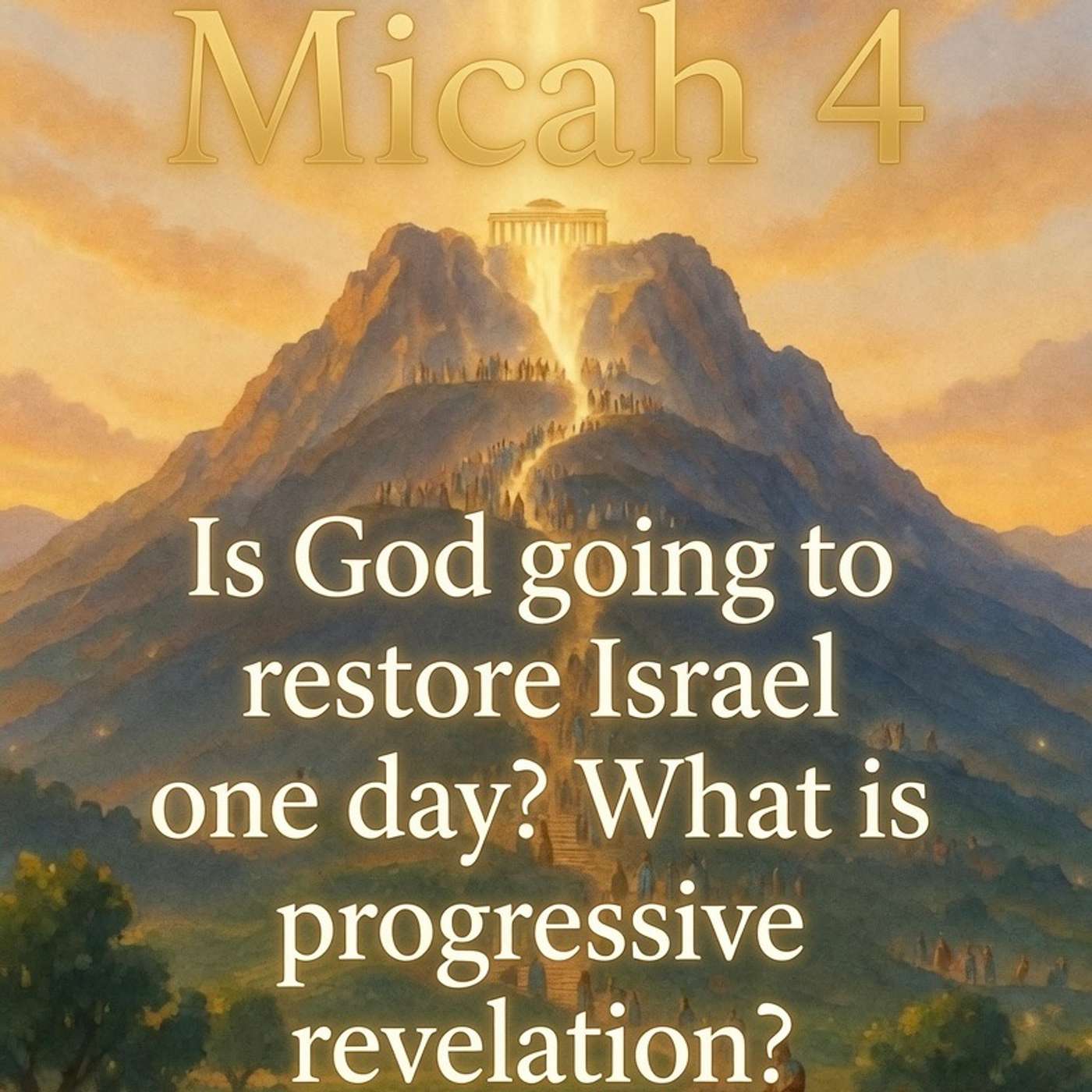Micah 4 Is God going to restore Israel one day?  What is progressive revelation? episode artwork