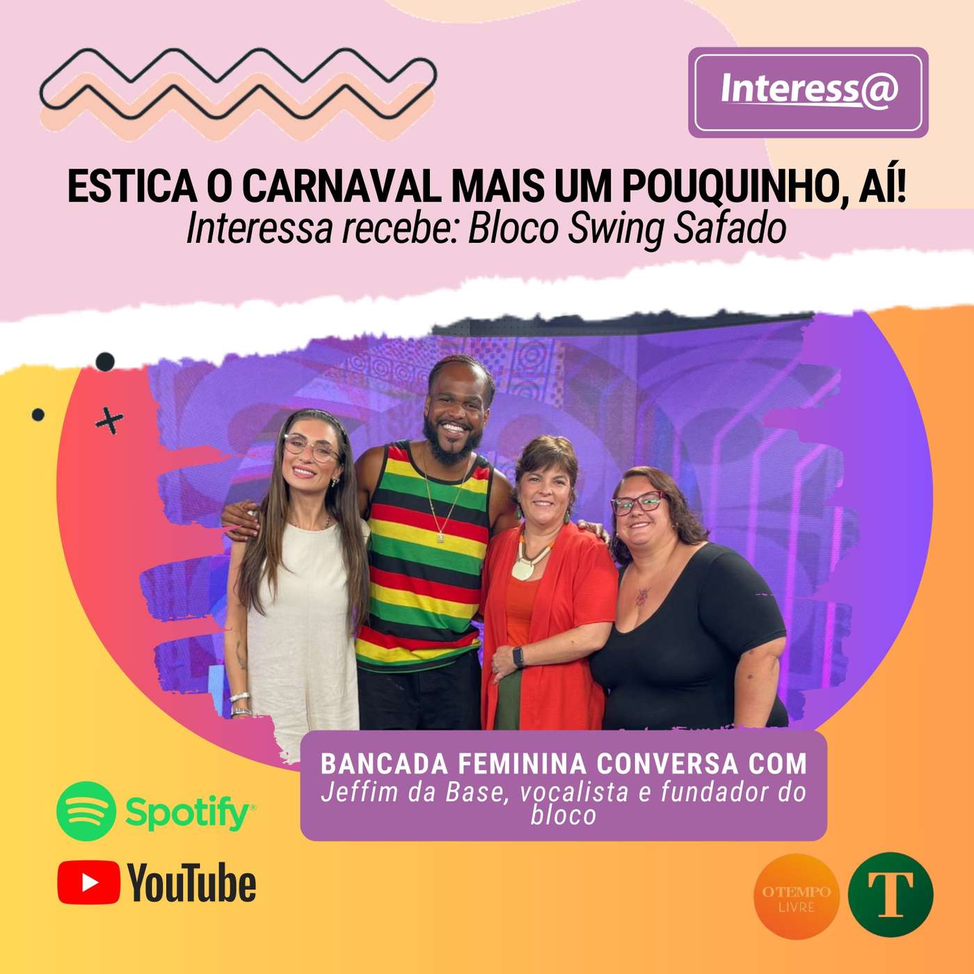 Fim da folia? Que nada! Estica o Carnaval mais um pouquinho, aí! Interessa recebe: Swing Safado