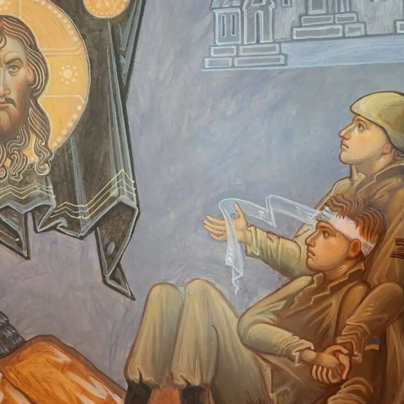 Фреску с российским солдатом обнаружили в одном из храмов Валаама