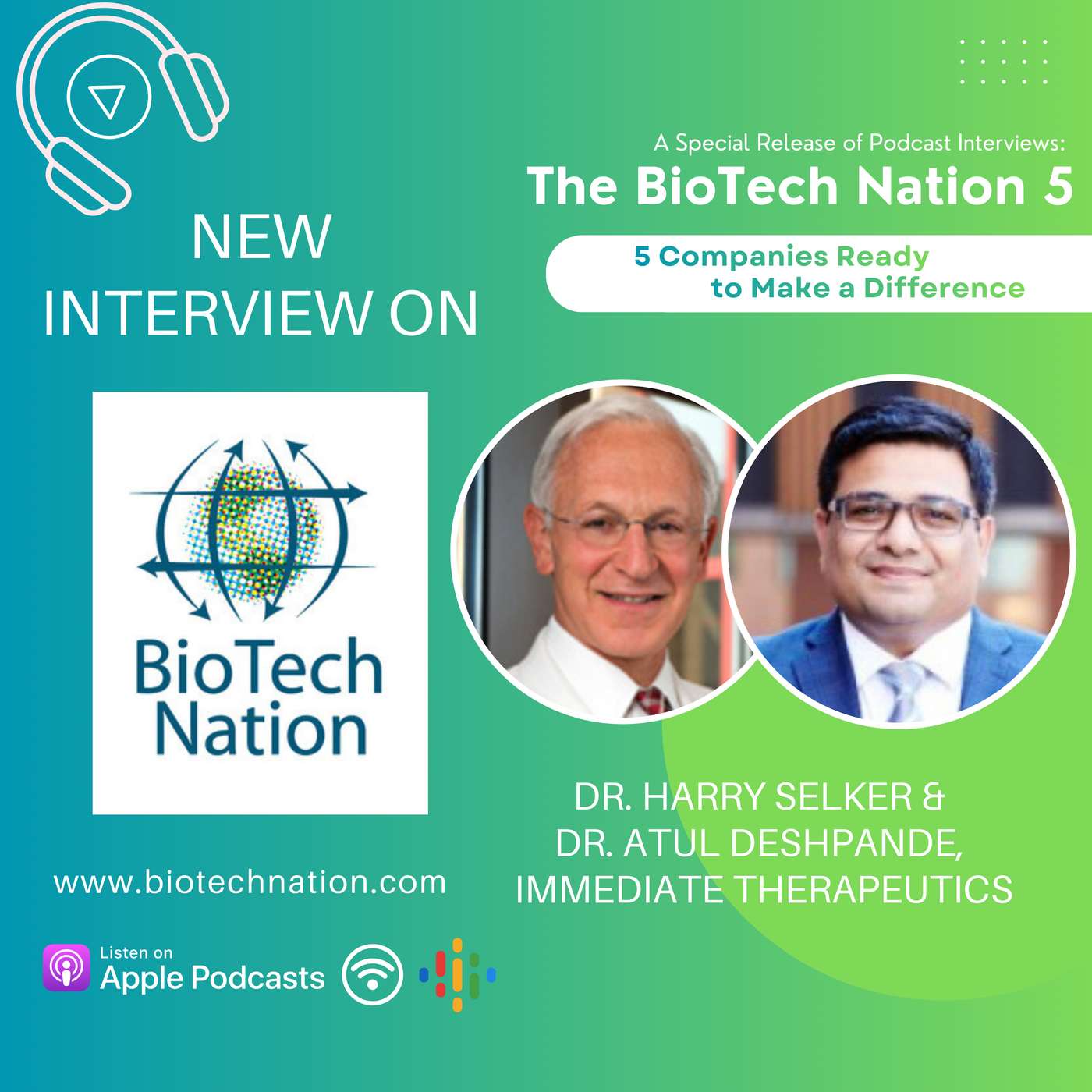 A Speedy Intervention for Heart Attacks, Dr. Harry Selker & Dr. Atul Deshpande, Immediate Therapeutics A Speedy Intervention for Heart Attacks, Dr. Harry Selker & Dr. Atul Deshpande, Immediate Therapeutics