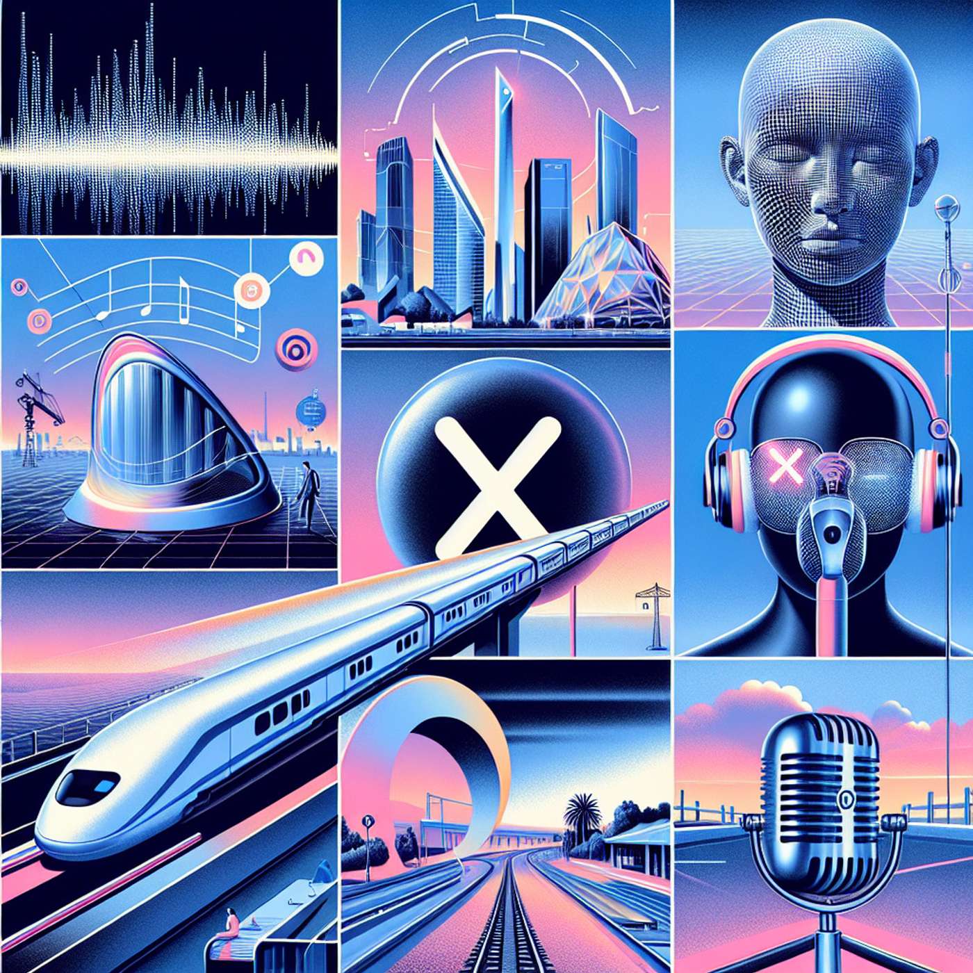 OpenAI's Voice Cloning and Mega Center, Meta's Smart Glasses AI Update, Google Podcasts' Closure, and Europe's Longest Hyperloop Test Track episode artwork