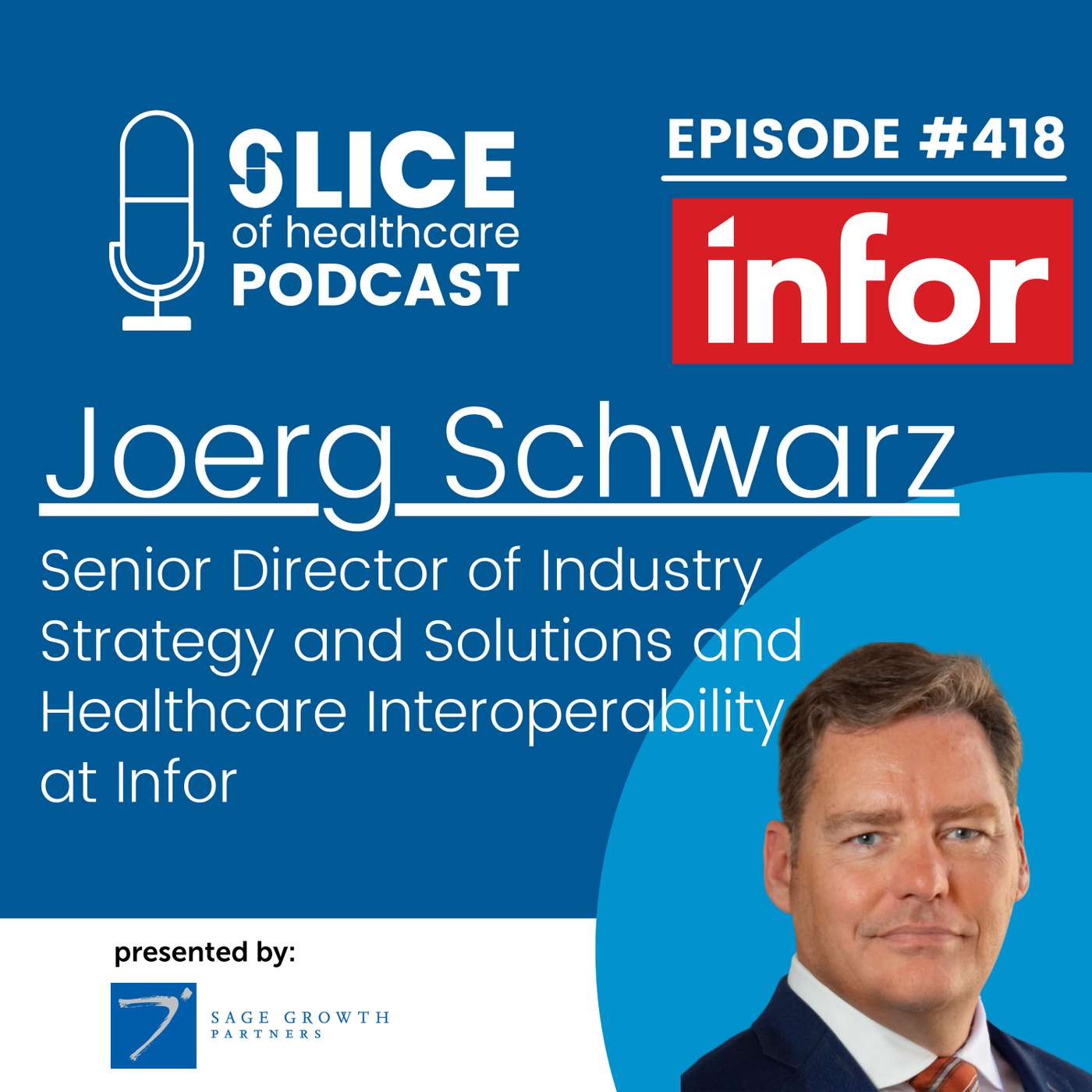 #418 - Joerg Schwarz,  Senior Director of Industry Strategy and Solutions and Healthcare Interoperability at Infor