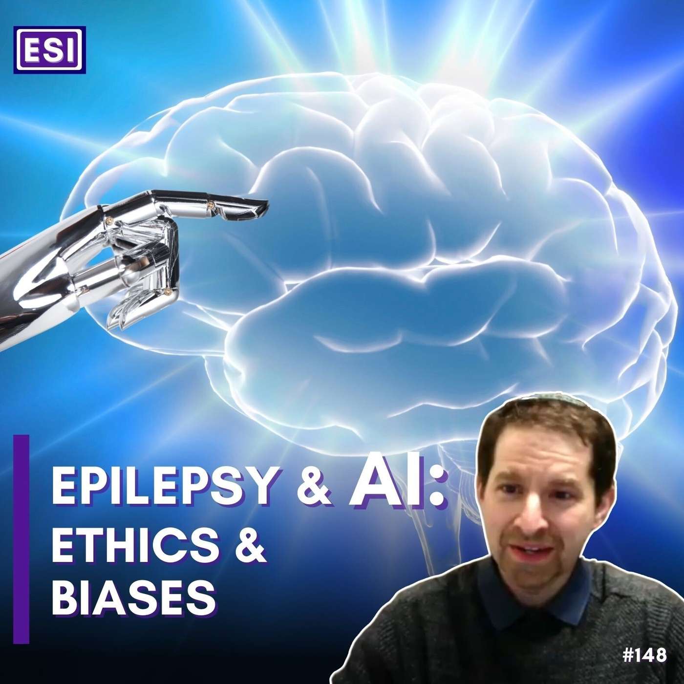 AI & Epilepsy: Ethics & Biases - Daniel Goldenholz episode artwork