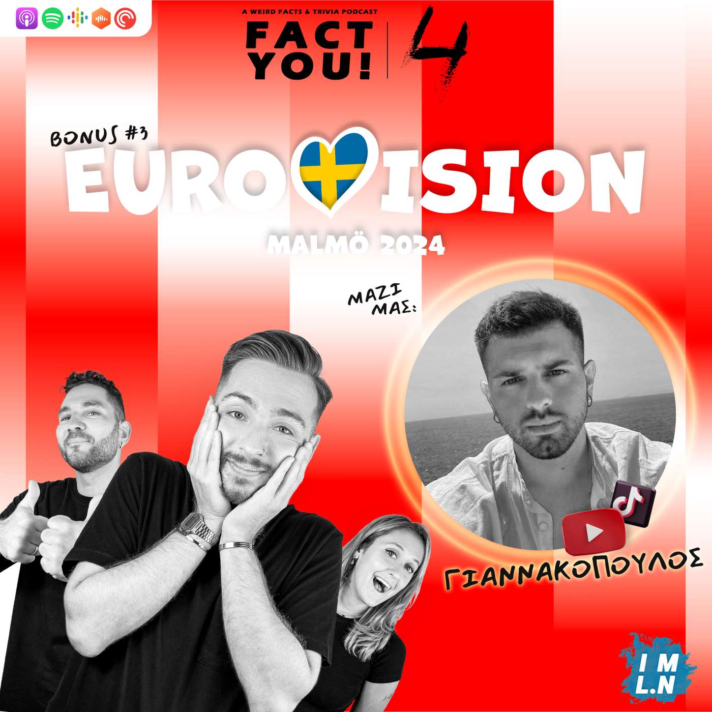 Eurovision 2024 με τον GIANNAKOPOULOS | Top10 2023 vs 2024 | Ευτράπελα στο Malmö‎‎ | Εντυπώσεις Eurovision Live + Σουηδία/Δανία | BONUS #3 episode artwork