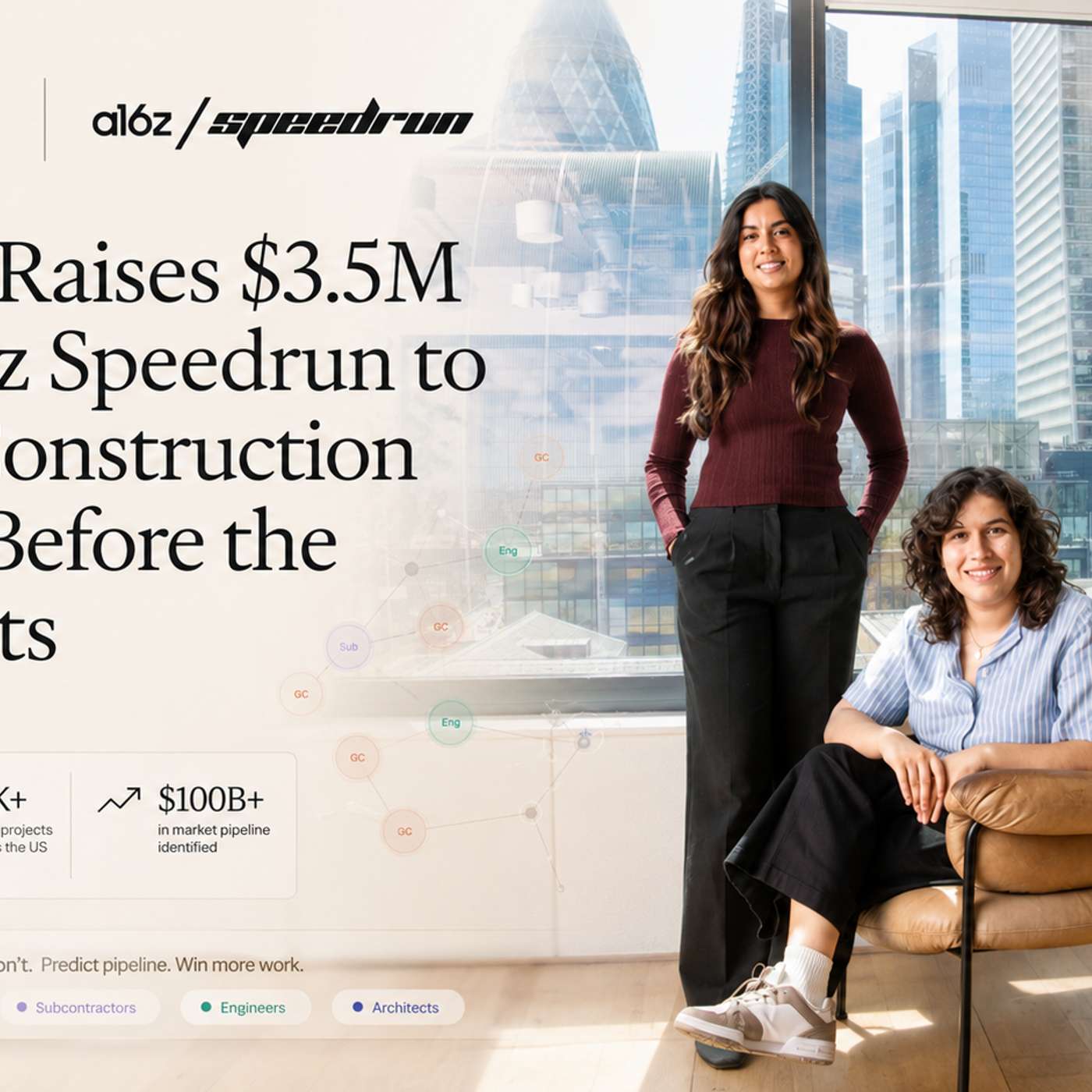 Cascade Raises $3.5M From a16z Speedrun to Predict Construction Projects Before the RFP Exists