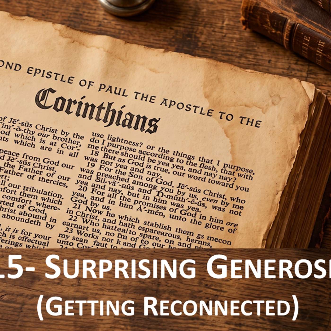2 Corinthians No. 15-Getting Reconnected