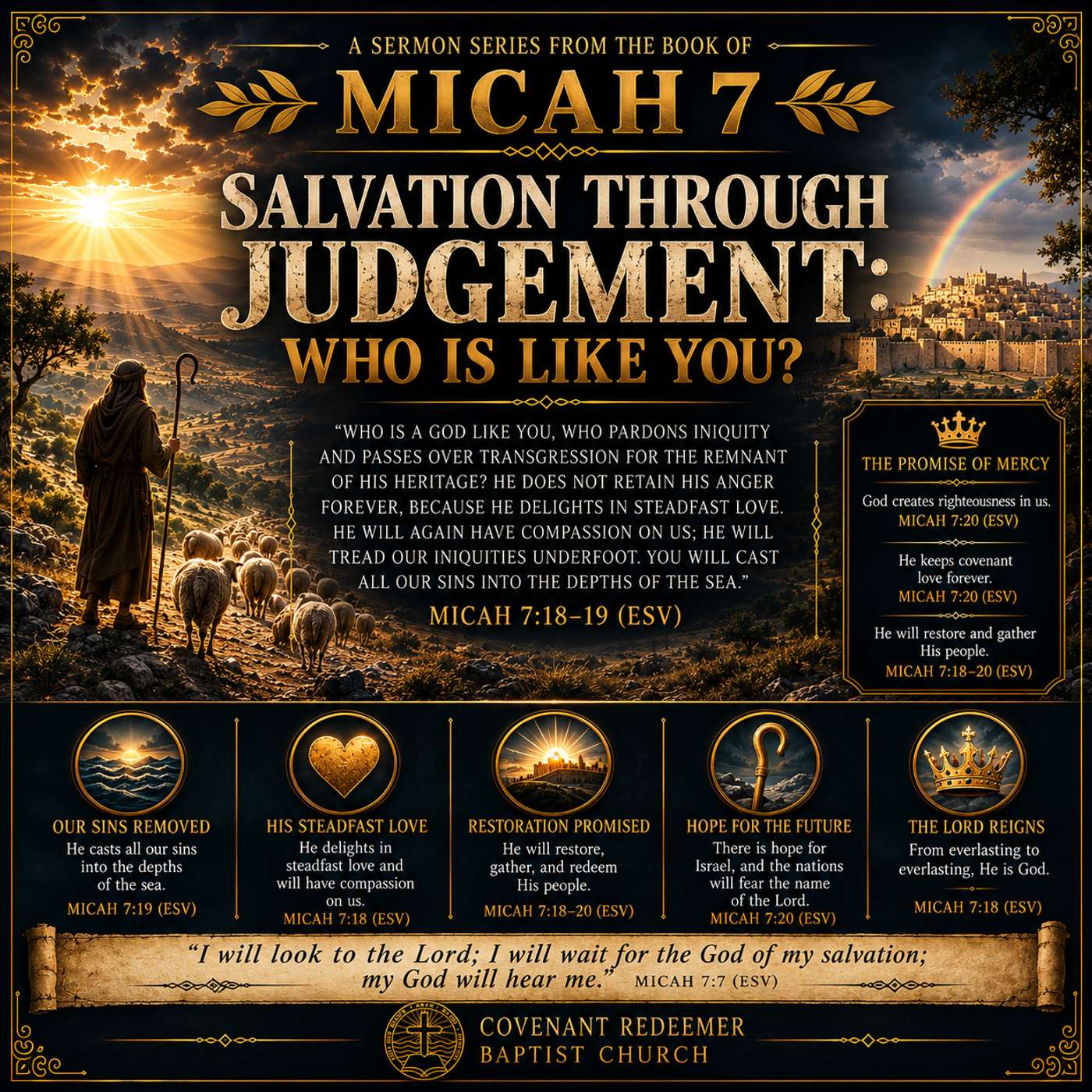 Who is a God like you? - Micah 7 episode artwork
