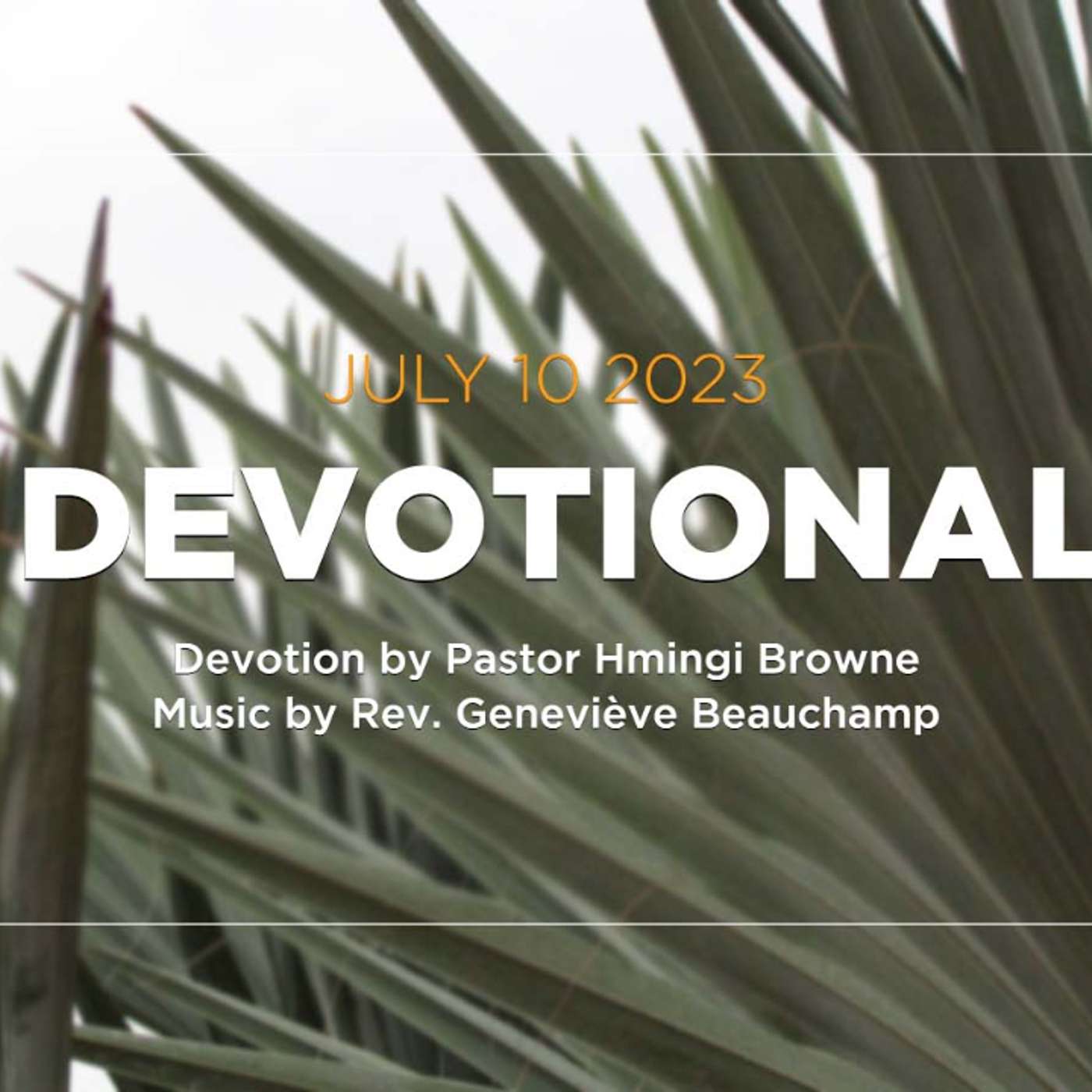 Devotion for July 10, 2023 with Pastor Hmingi Browne episode artwork