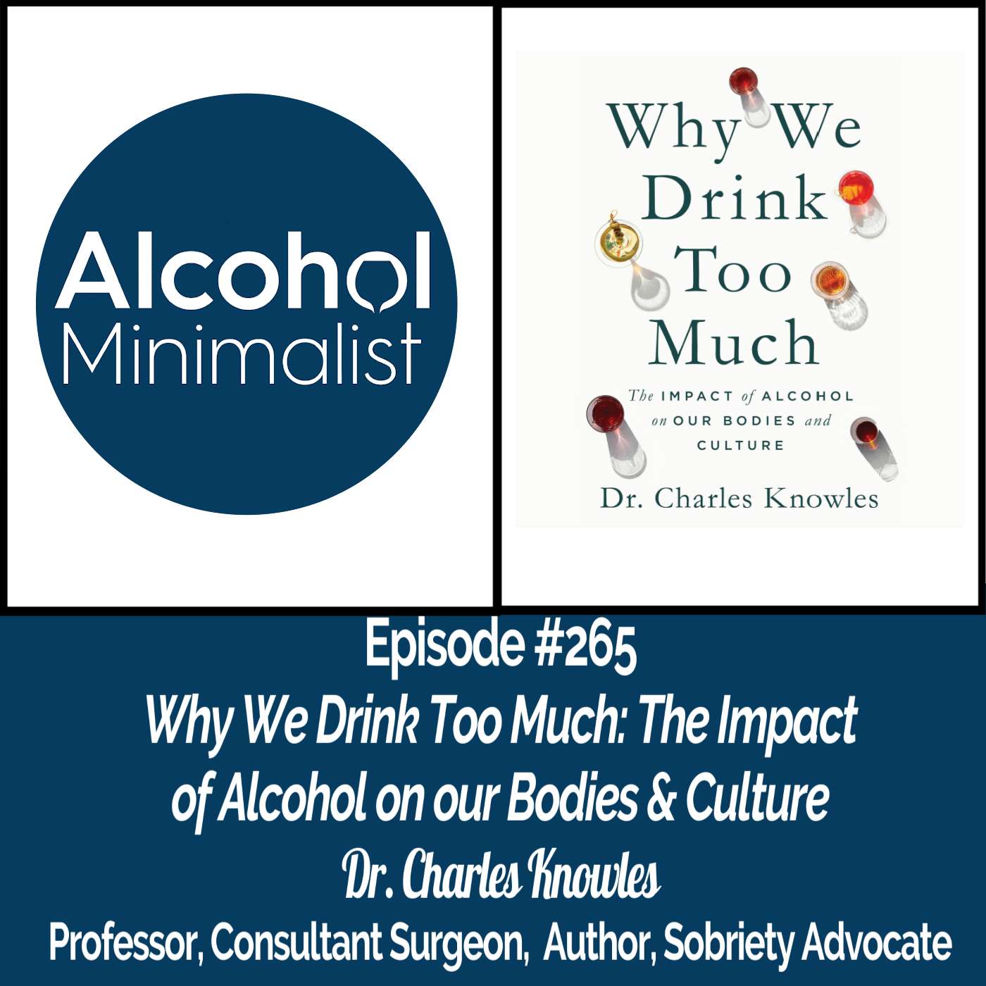 Why We Drink Too Much: The Impact  of Alcohol on our Bodies & Culture with Dr. Charles Knowles