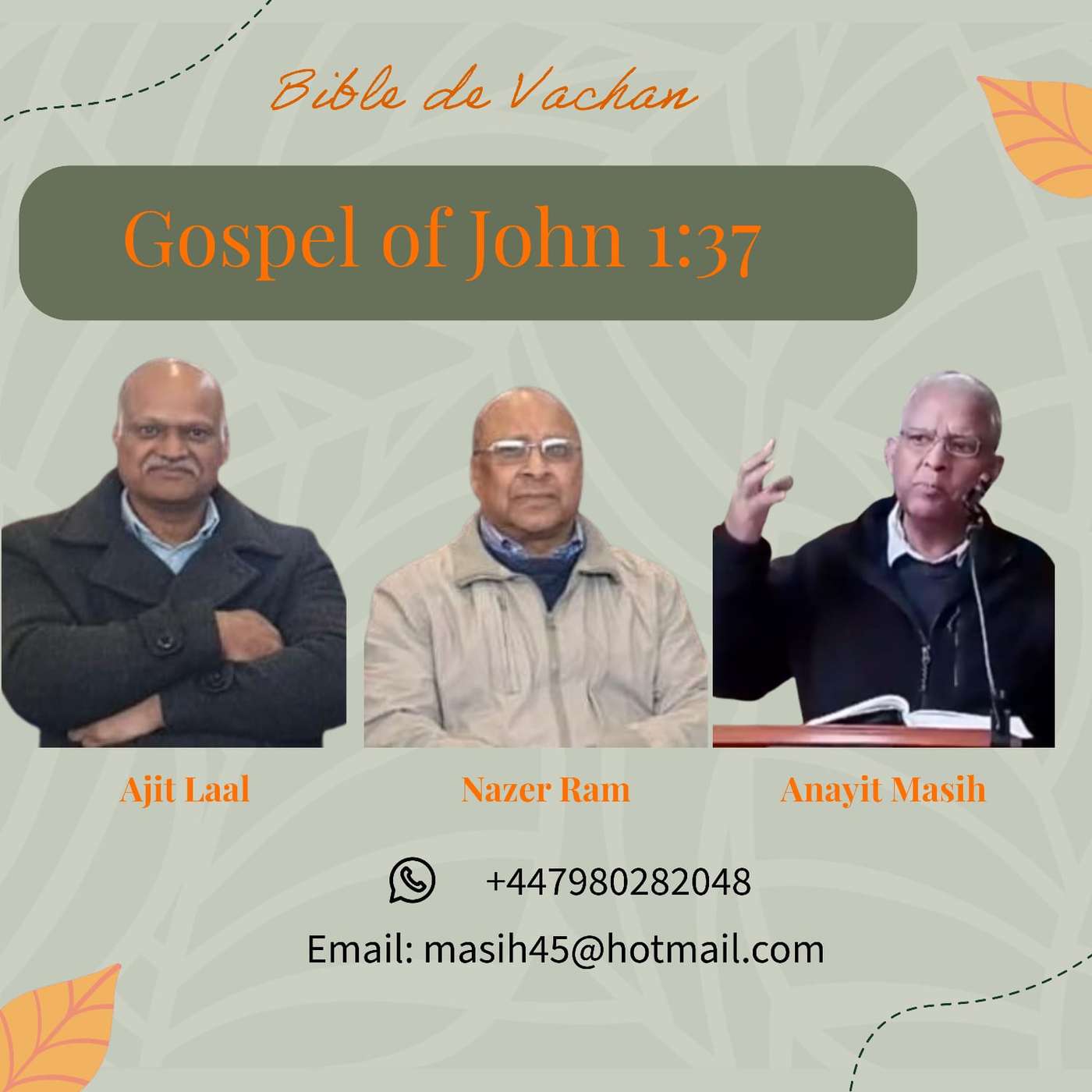 Bible de Vachan | John 1: 37 in Punjabi and English Language episode artwork