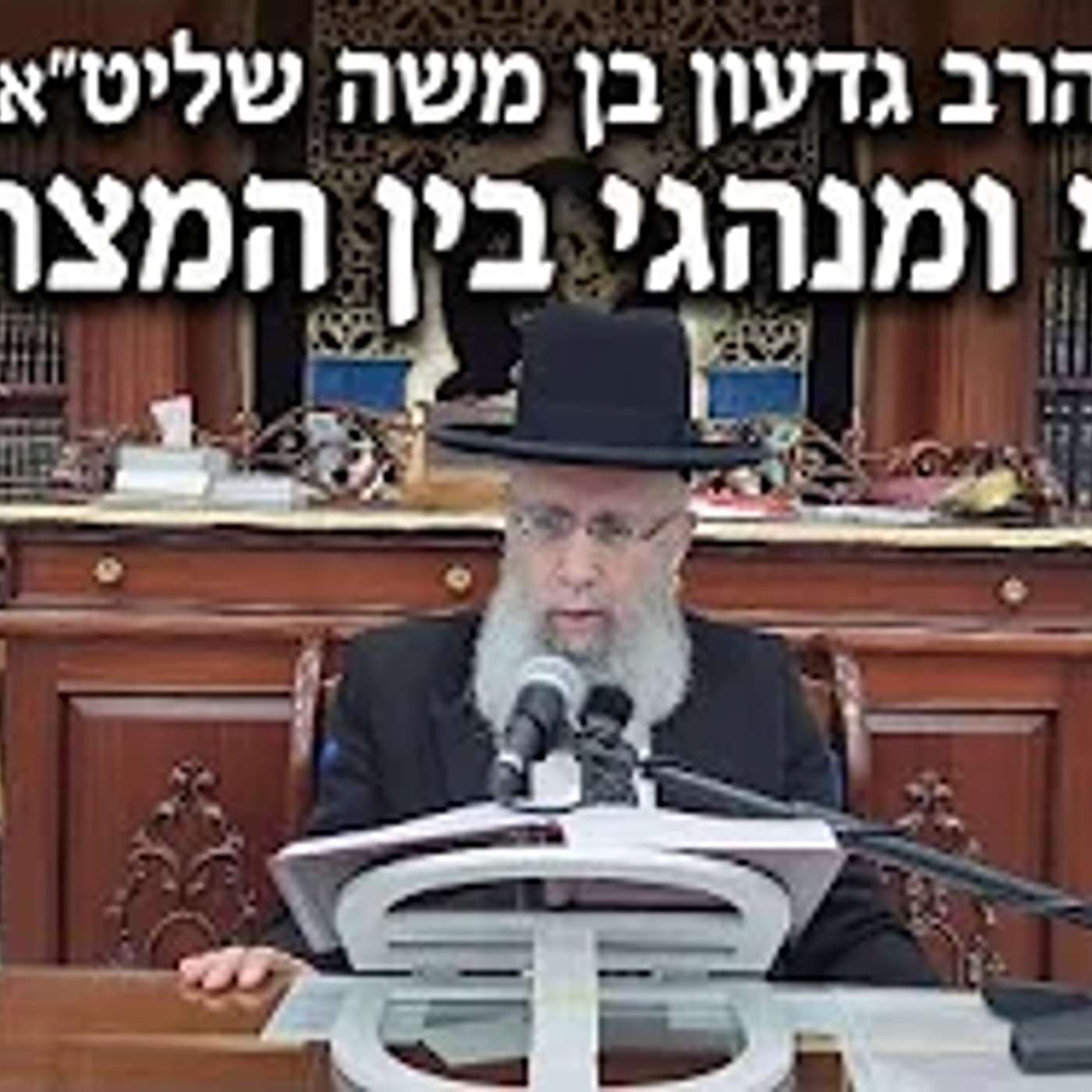 הרב גדעון בן משה שליט"א  |  דיני ומנהגי בין המצרים. episode artwork