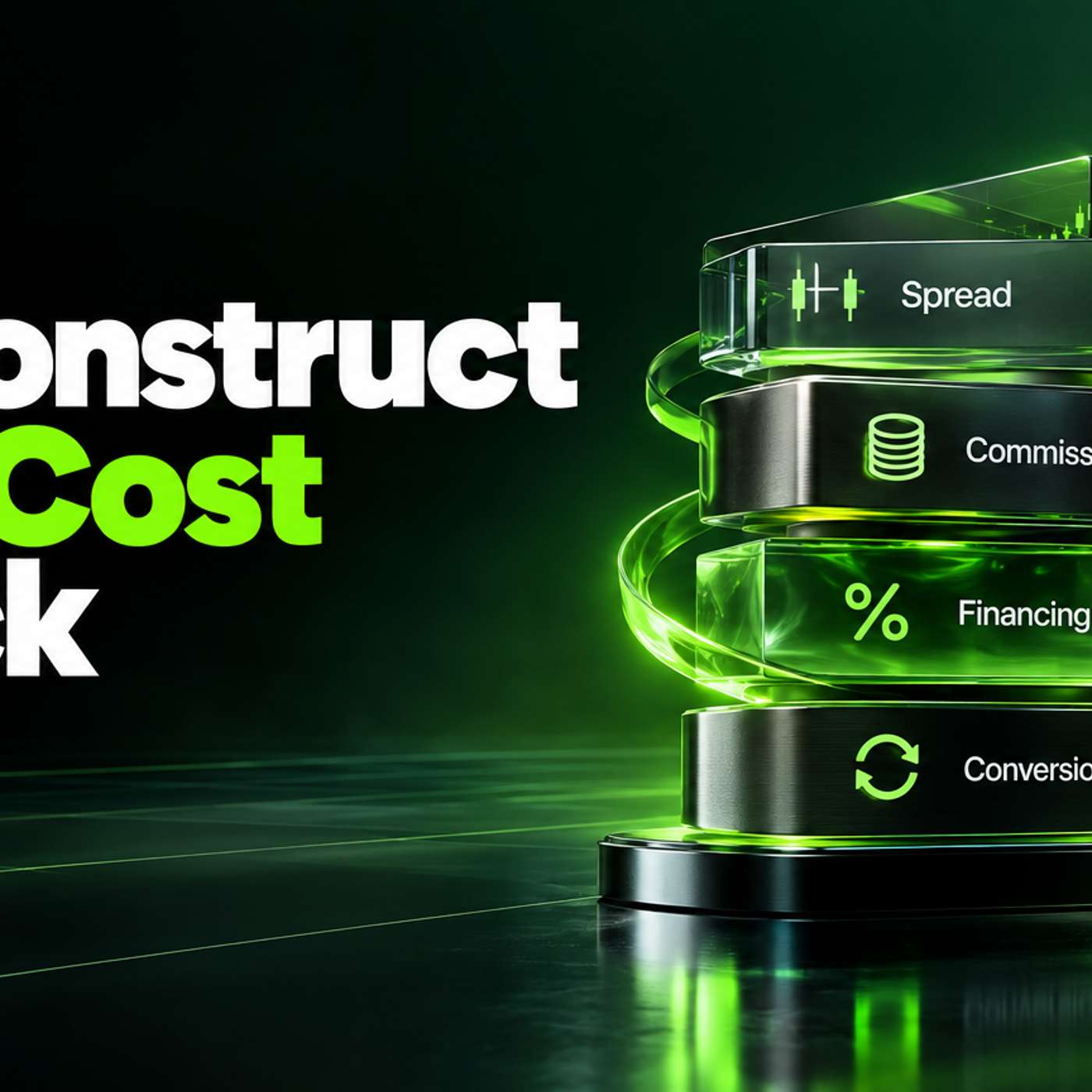 The Full CFD Cost Stack: Spread, Commission, Financing, Conversion