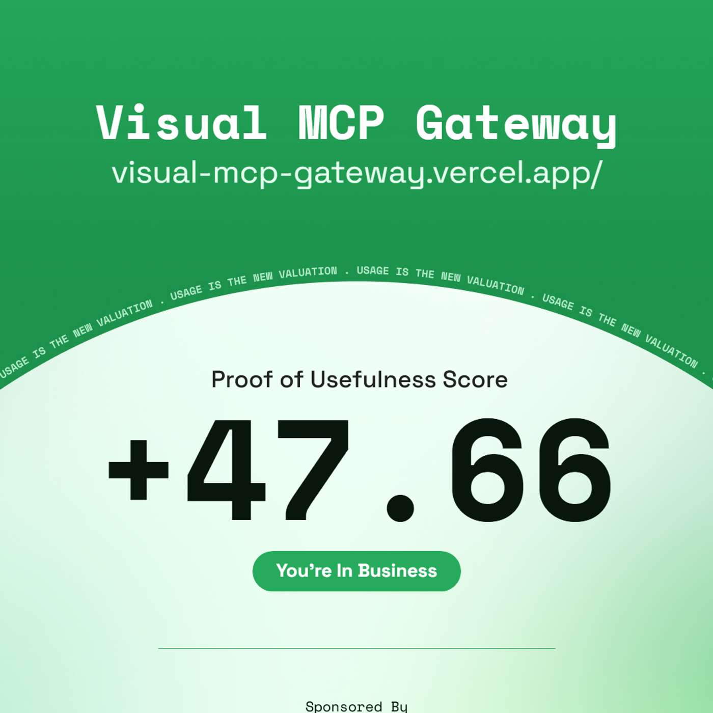 Visual MCP Gateway Earns a 47.66 Proof of Usefulness Score by Building a Unified AI Chat Interface