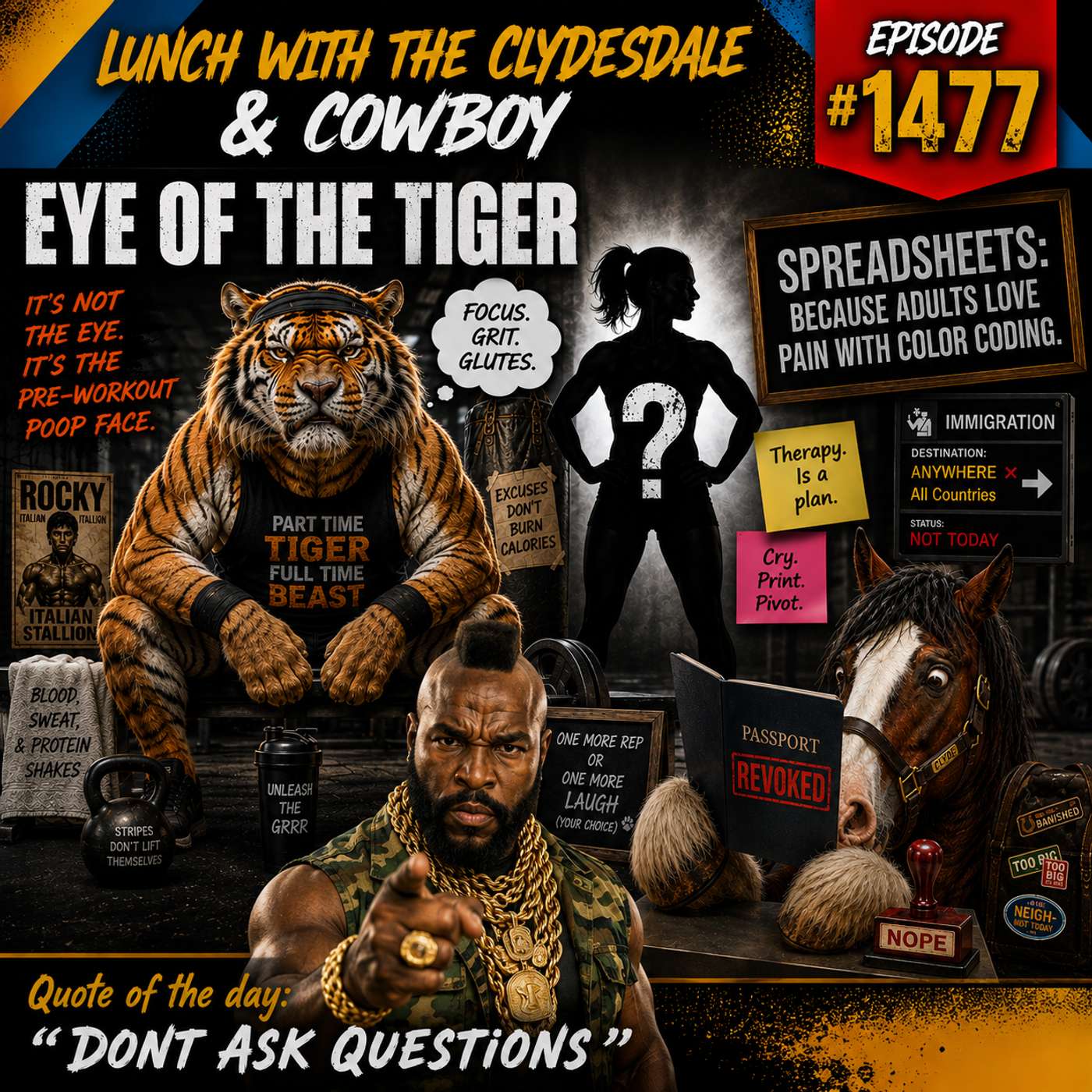 Lunch with the Clydesdale & Cowboy - I Pitty the Fool, Who Doesn't Know Astrid Tind! episode artwork