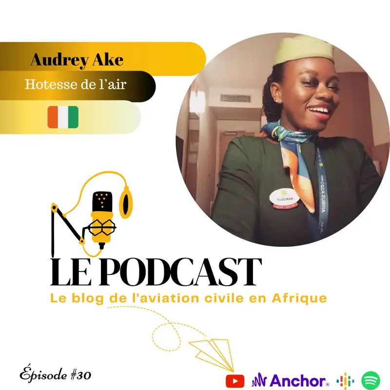 🟢🔴🟡Audrey Ake : À la découverte du métier d'hôtesse de l'air ✈️
