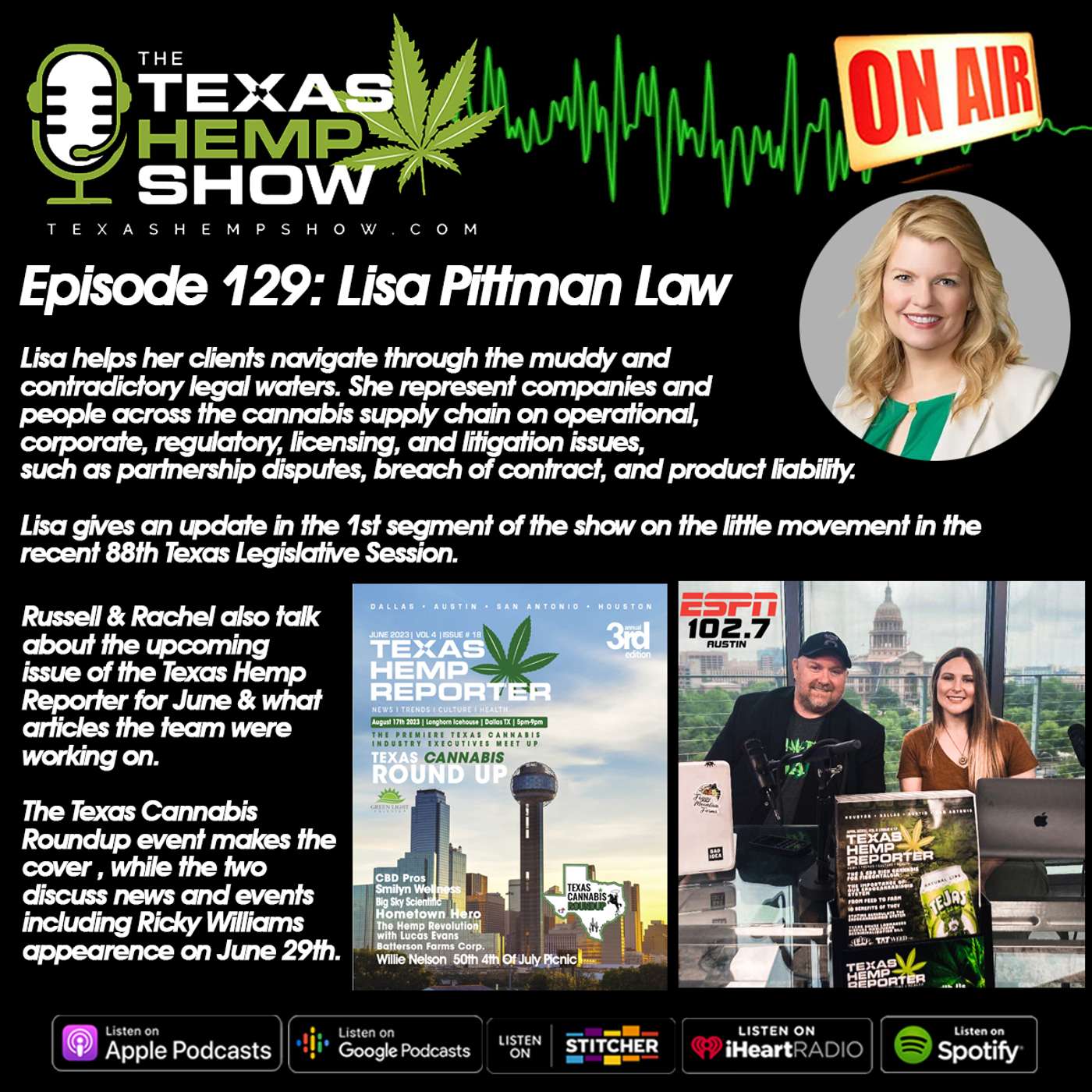Episode # 129 Lisa Pittman episode artwork