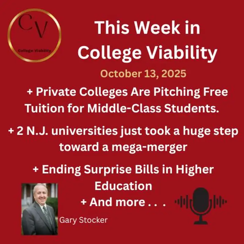 This Week In College Viability (TWICV) for Oct 13 2025