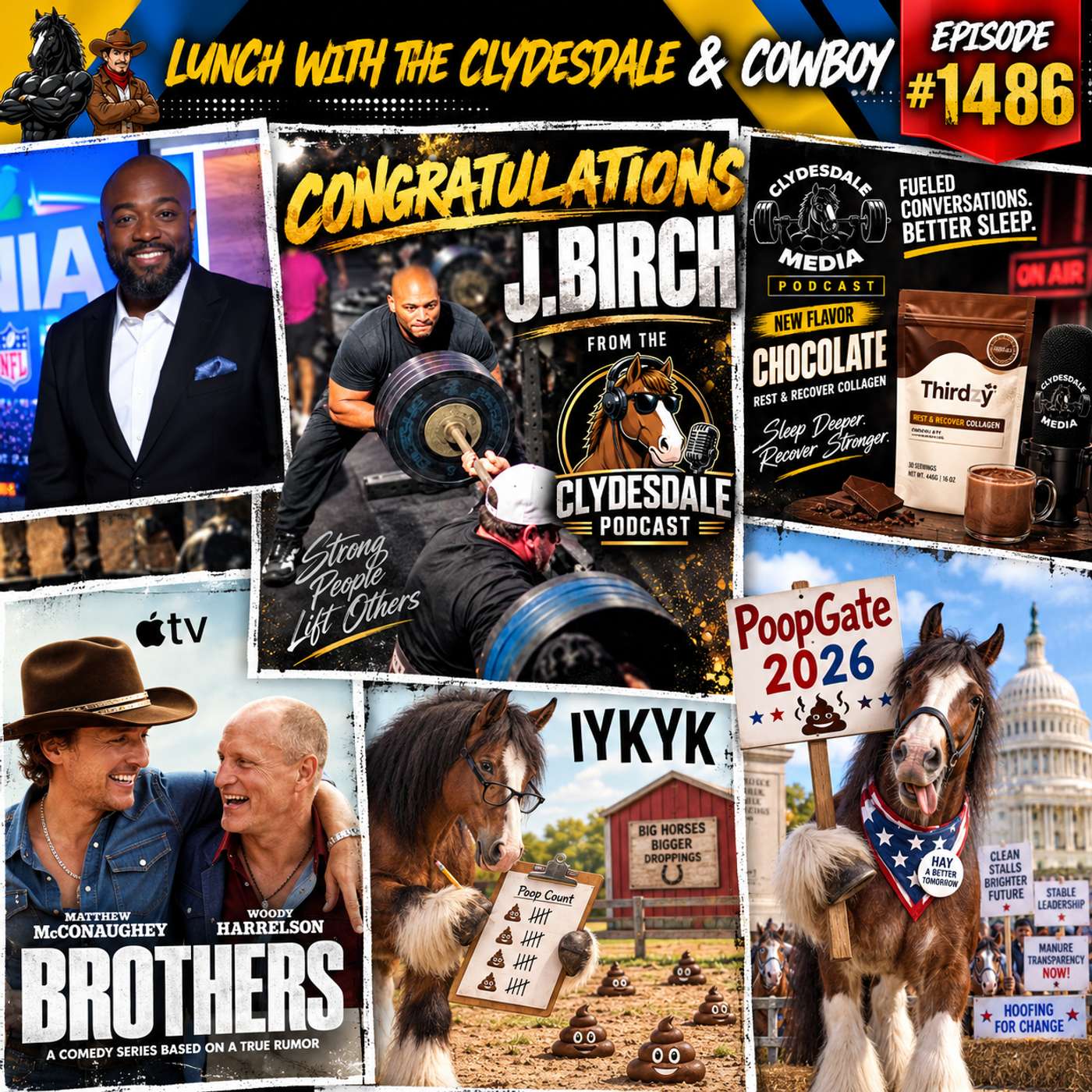 Lunch with the Clydesdale & Cowboy - Do We Have to Talk About Poopgate Too??? episode artwork
