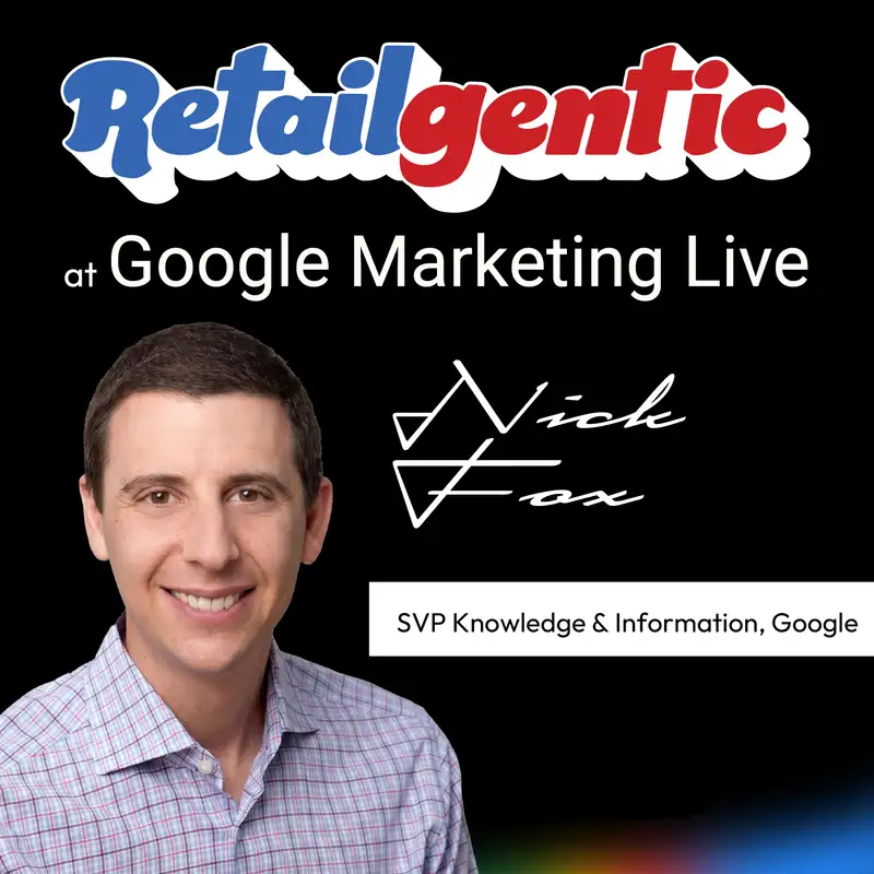 Nick Fox, Google's SVP of Knowledge and Information, Live Google Marketing Live Interview