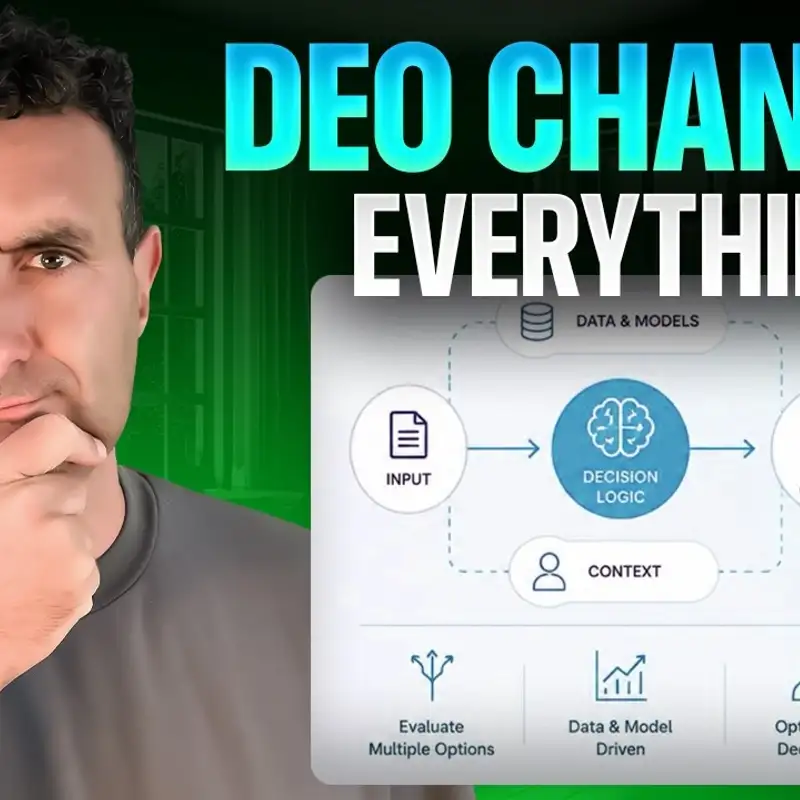 Decision Engine Optimisation: Why DEO Beats Discovery in AEO, GEO and AI SEO