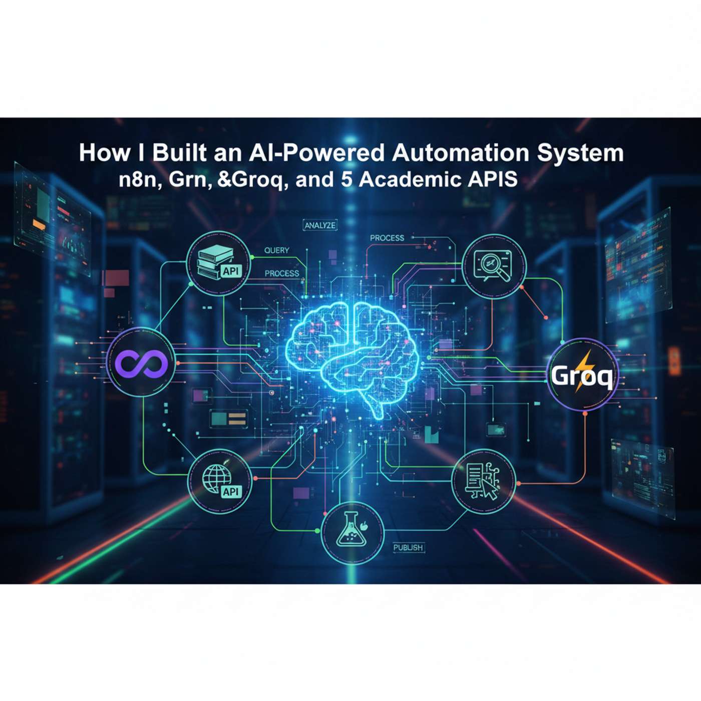How I Built an AI-Powered Research Automation System with n8n, Groq, and 5 Academic APIs