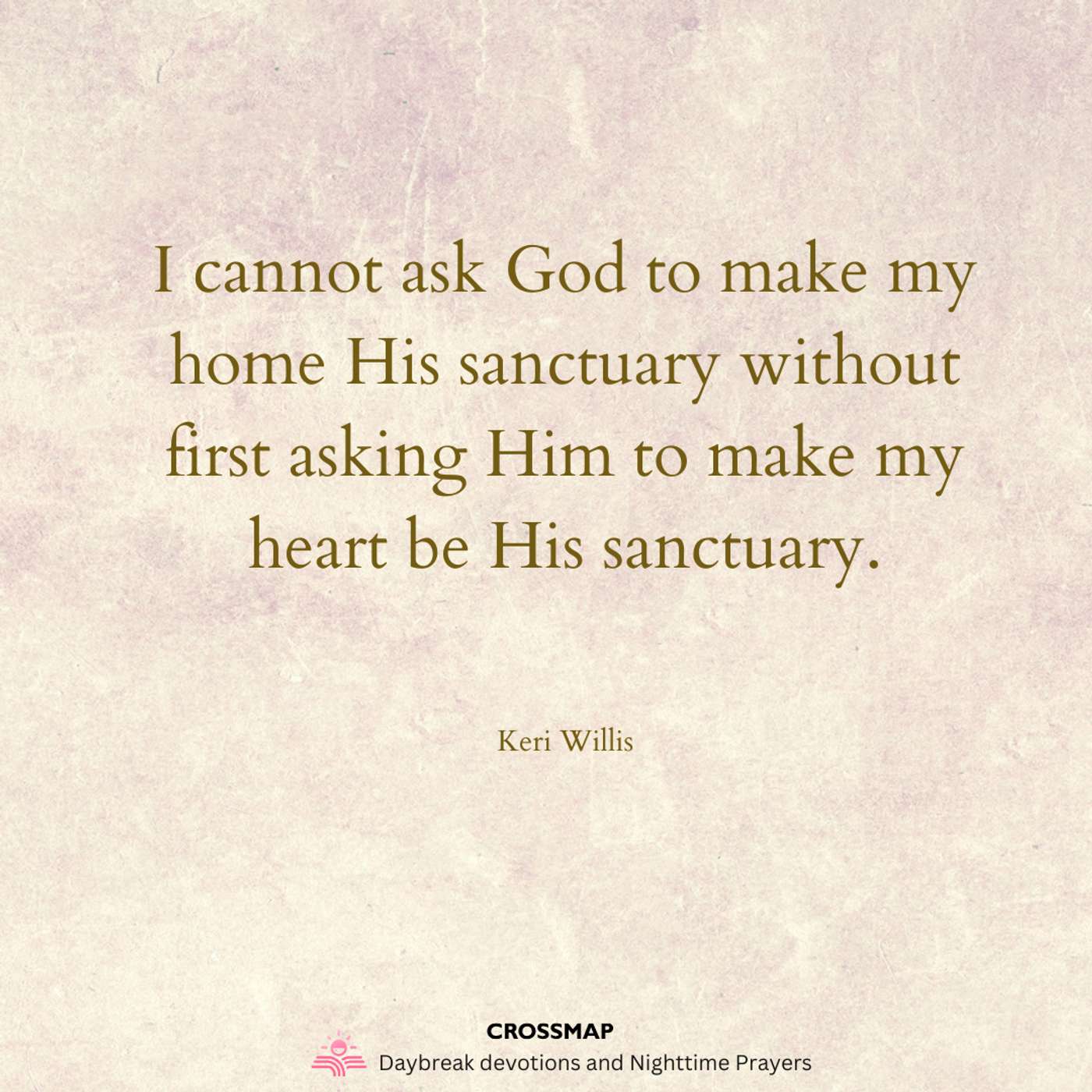 Creating a Sanctuary for the Presence of God