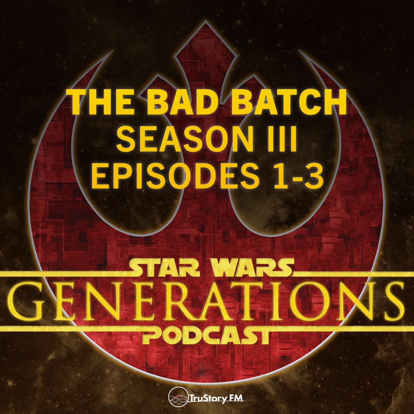 The Bad Batch • Season III, Episodes 1-3: ‘Confined’, ‘Paths Unknown’, ‘Shadows of Tantiss’ episode artwork