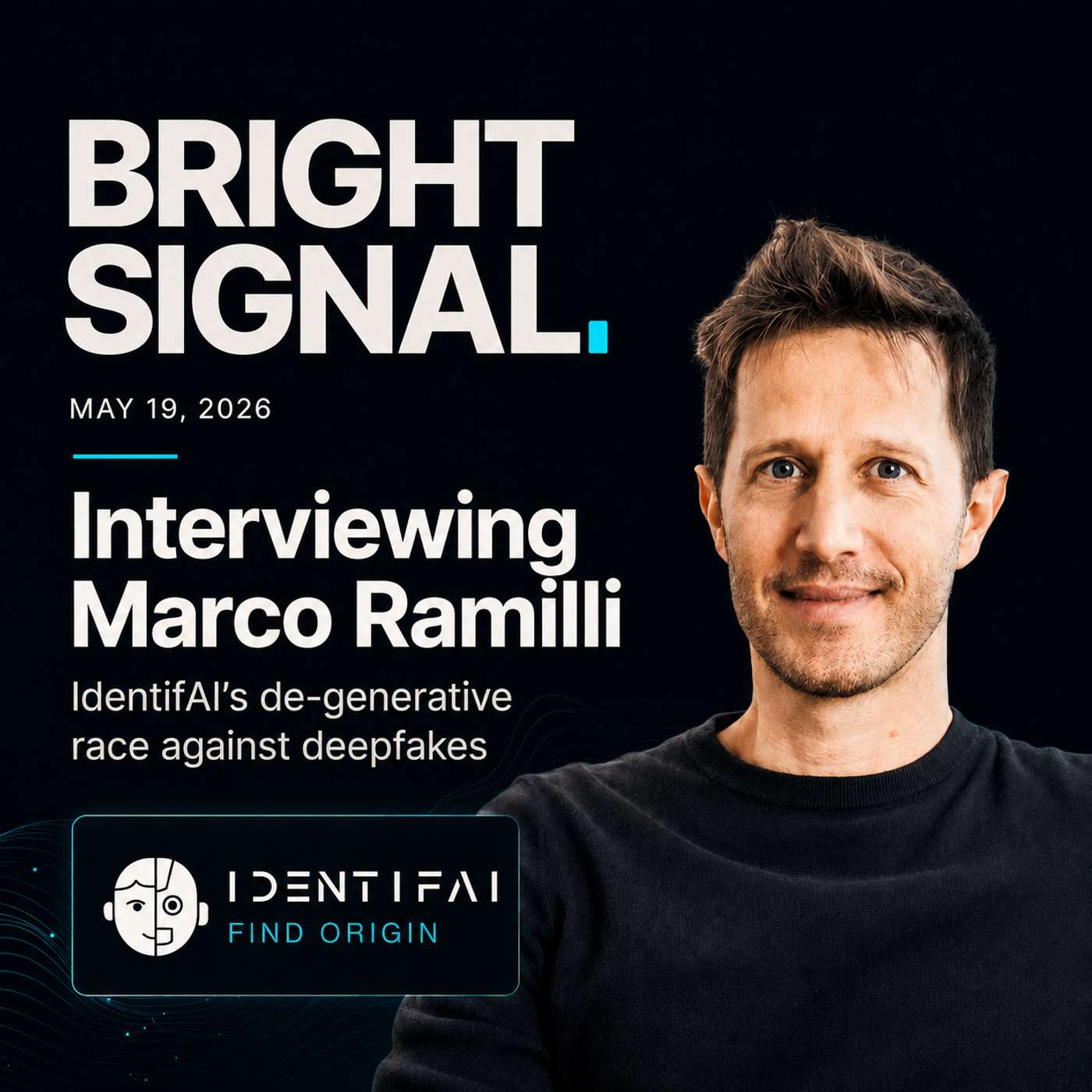 Play Interviewing Marco Ramilli: IdentifAI's de-generative race against deepfakes