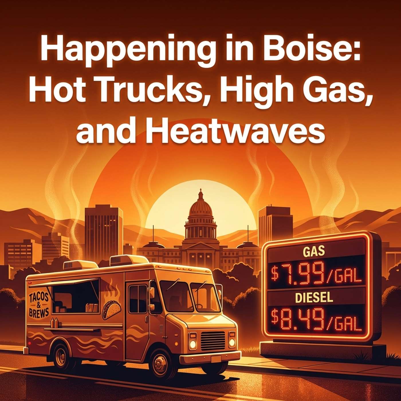 Happening in Boise: Hot Trucks, High Gas, and Heatwaves episode artwork