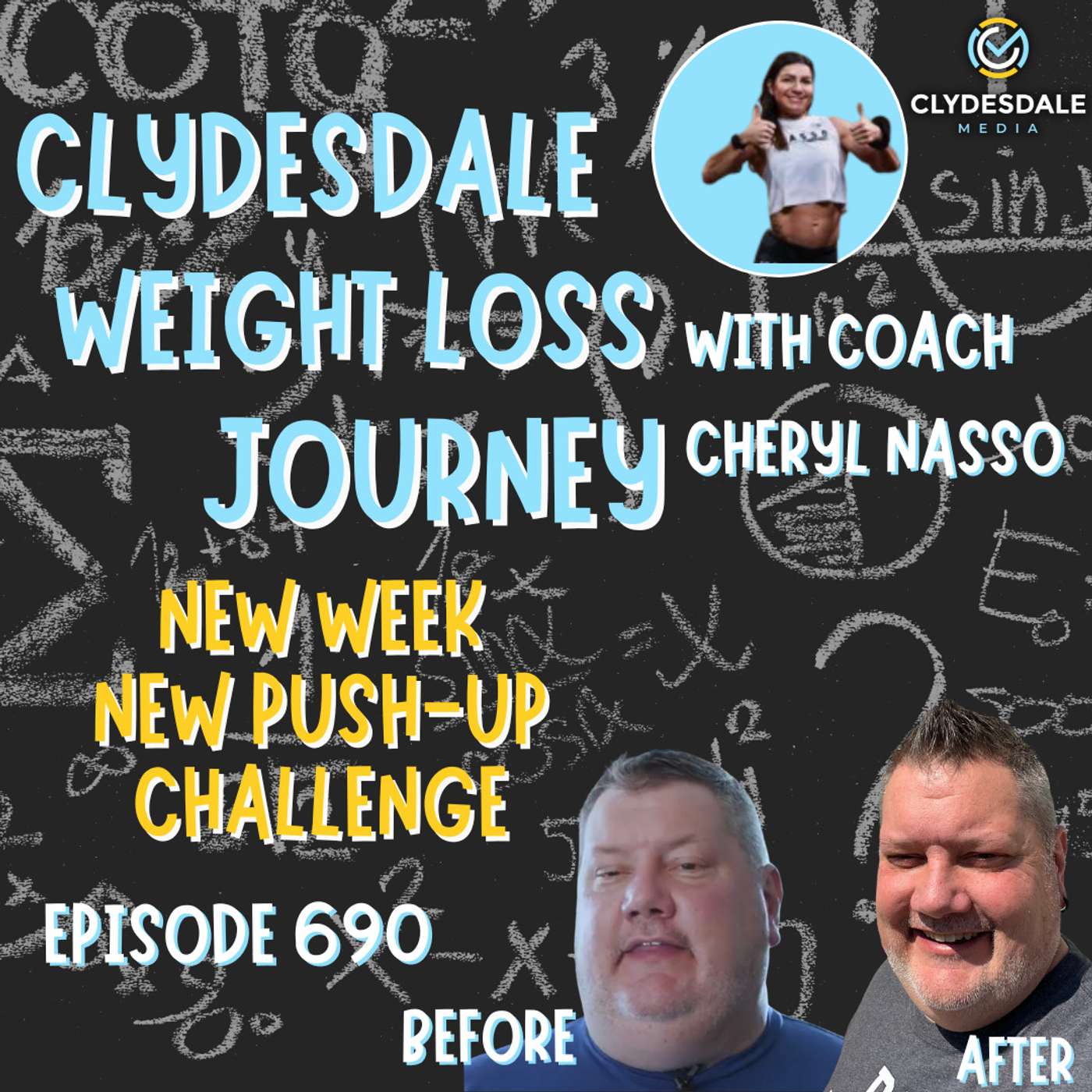 Clydesdale Media Weight Loss Journey - New Week, New Push-up Challenge episode artwork