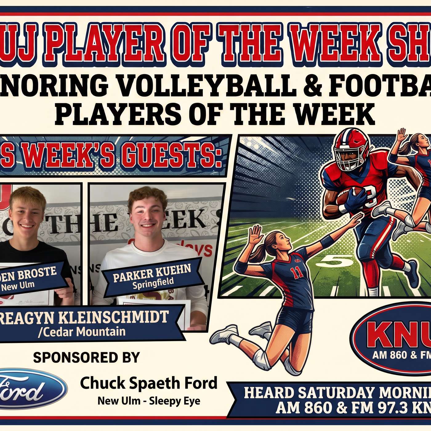KNUJ PLAYER OF THE WEEK SHOW
