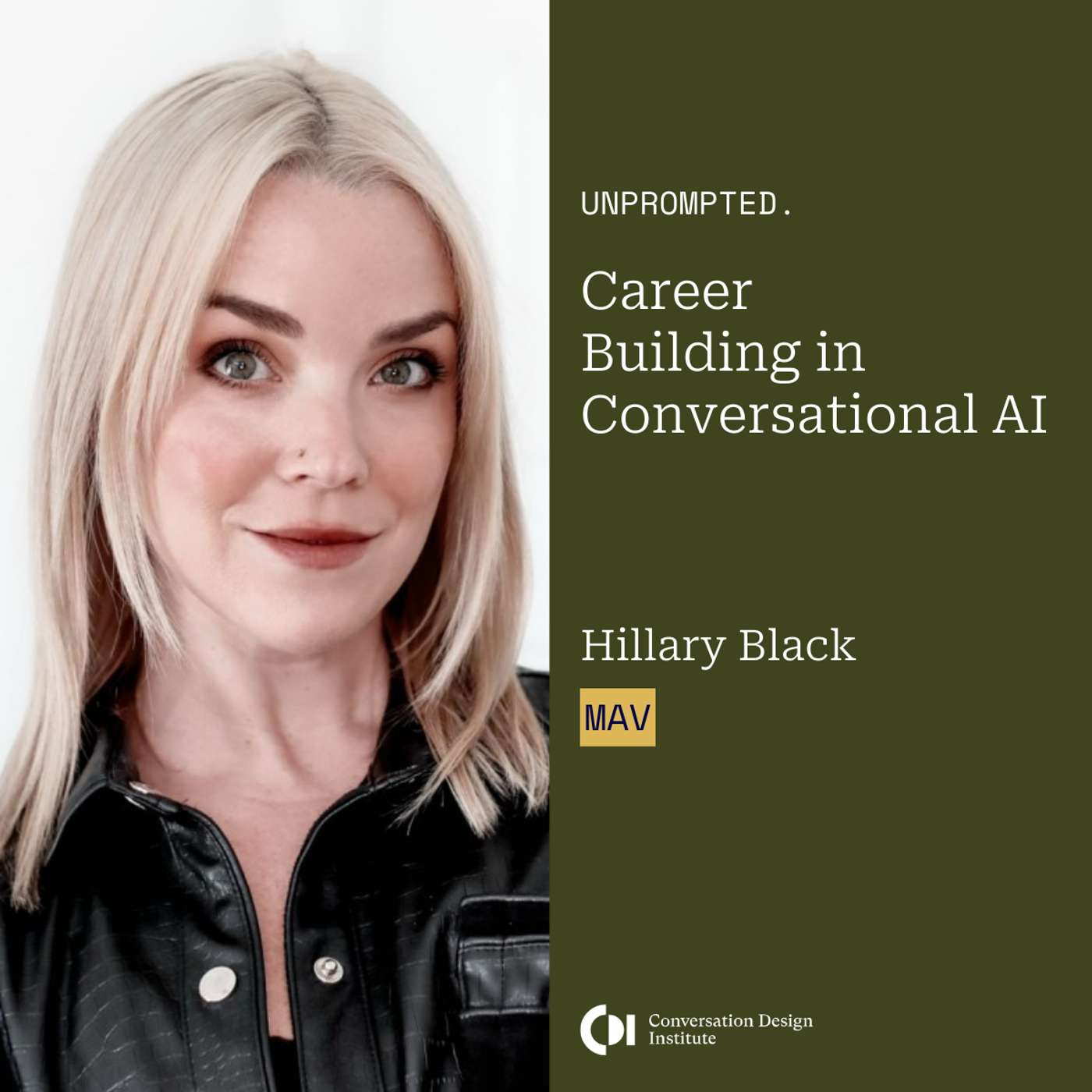 Career Building in Conversational AI: Portfolios, Positioning, and Progression | With Hillary Black episode artwork