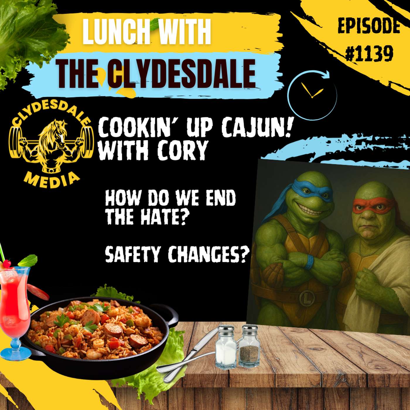 Lunch with the Clydesdale - Cookin up Cajun with Cory | CrossFit Safety Letter! episode artwork