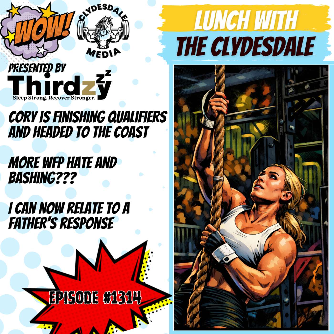 Lunch with the Clydesdale - It's a Cowboy Day!