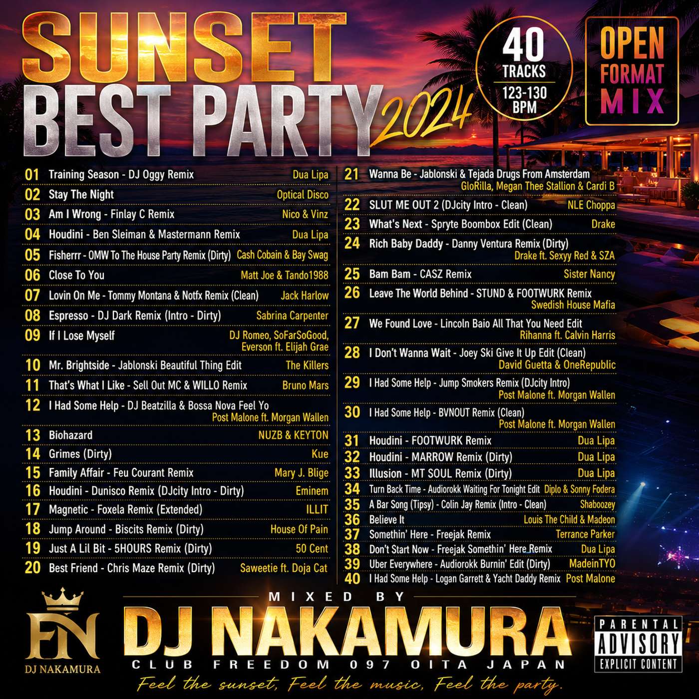 SUNSET BEST PARTY 2024 episode artwork