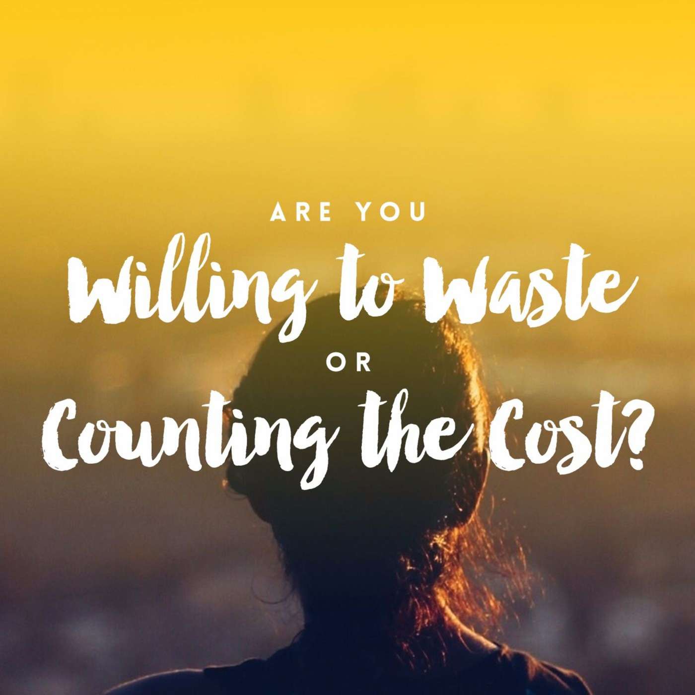 Are You Willing To Waste Or Counting The Cost | Lisa Graves