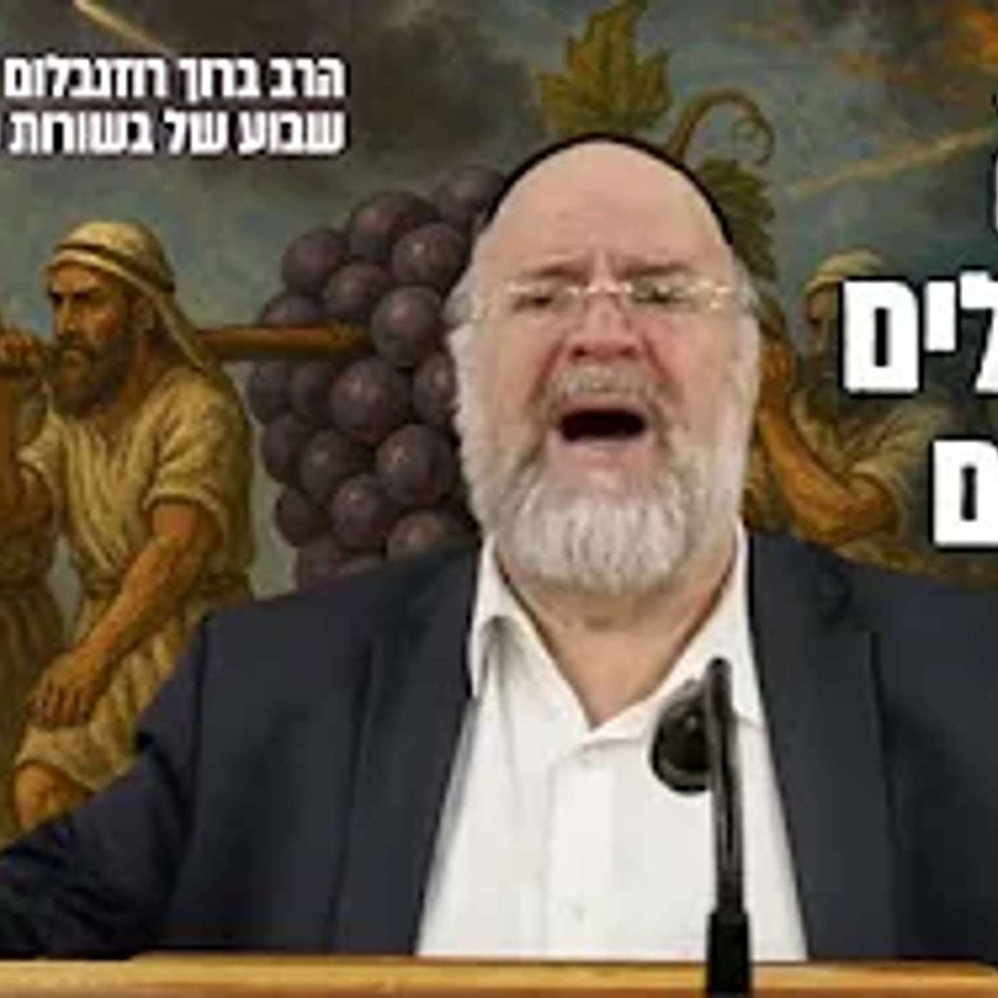 שבוע של בשורות טובות - הרב רוזנבלום בהמחשה מיוחדת על חטא המרגלים ועונשם 🍇 שלח לך (פ"א)